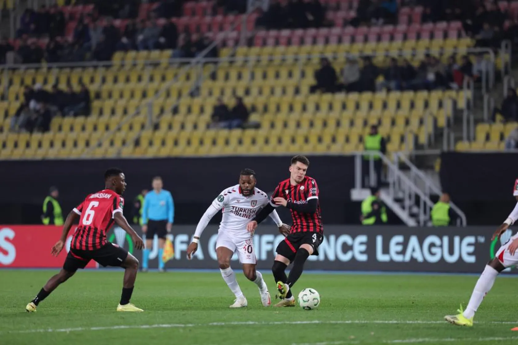 İlk yarıda gol sesi çıkmadı: KF Shkendija: 0 - Samsunspor: 0