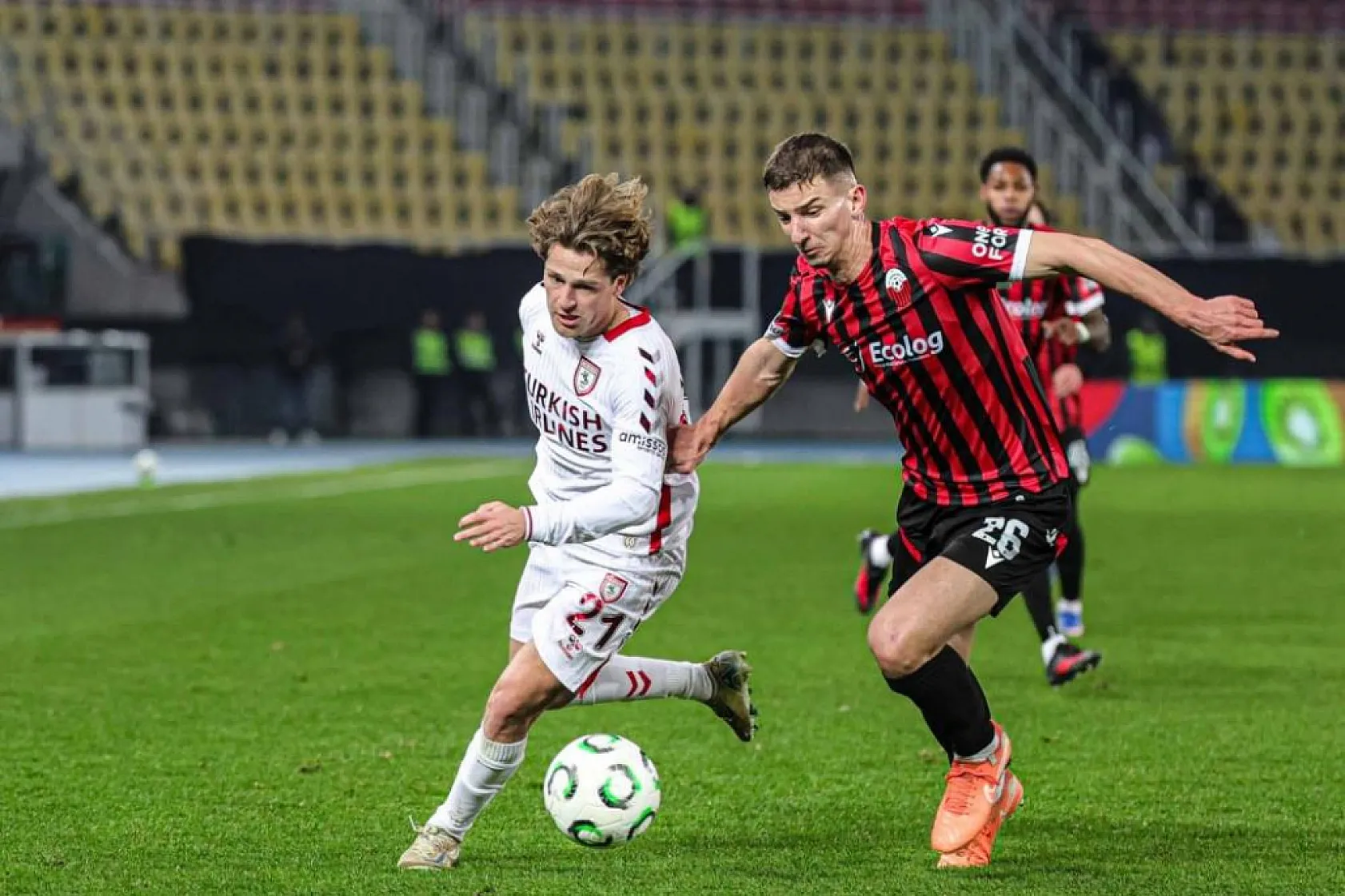 İlk yarıda gol sesi çıkmadı: KF Shkendija: 0 - Samsunspor: 0