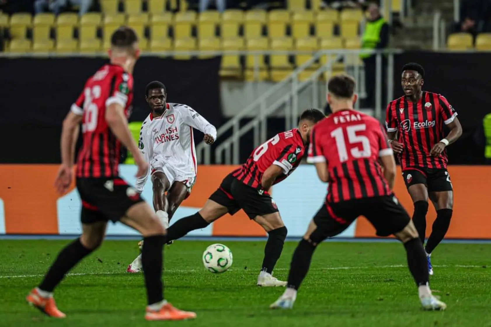 İlk yarıda gol sesi çıkmadı: KF Shkendija: 0 - Samsunspor: 0