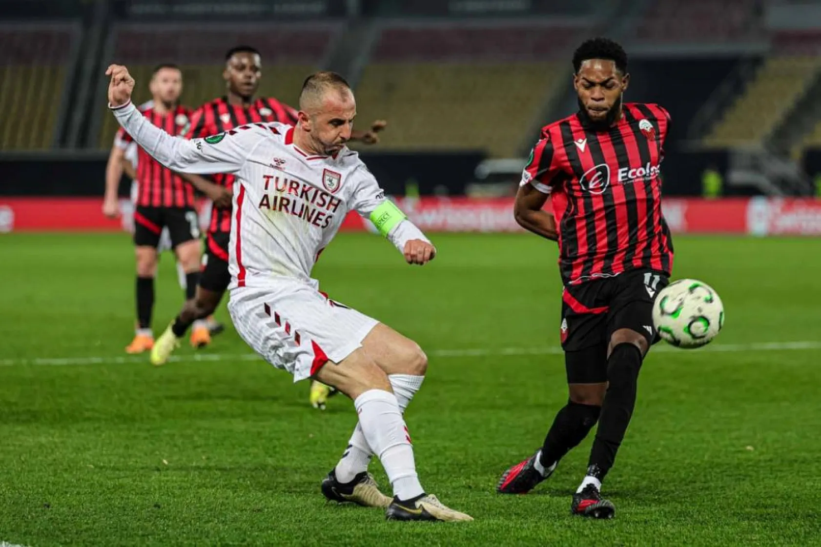 Samsunspor Üsküp'te kazandı: KF Shkendija: 0 - Samsunspor: 1