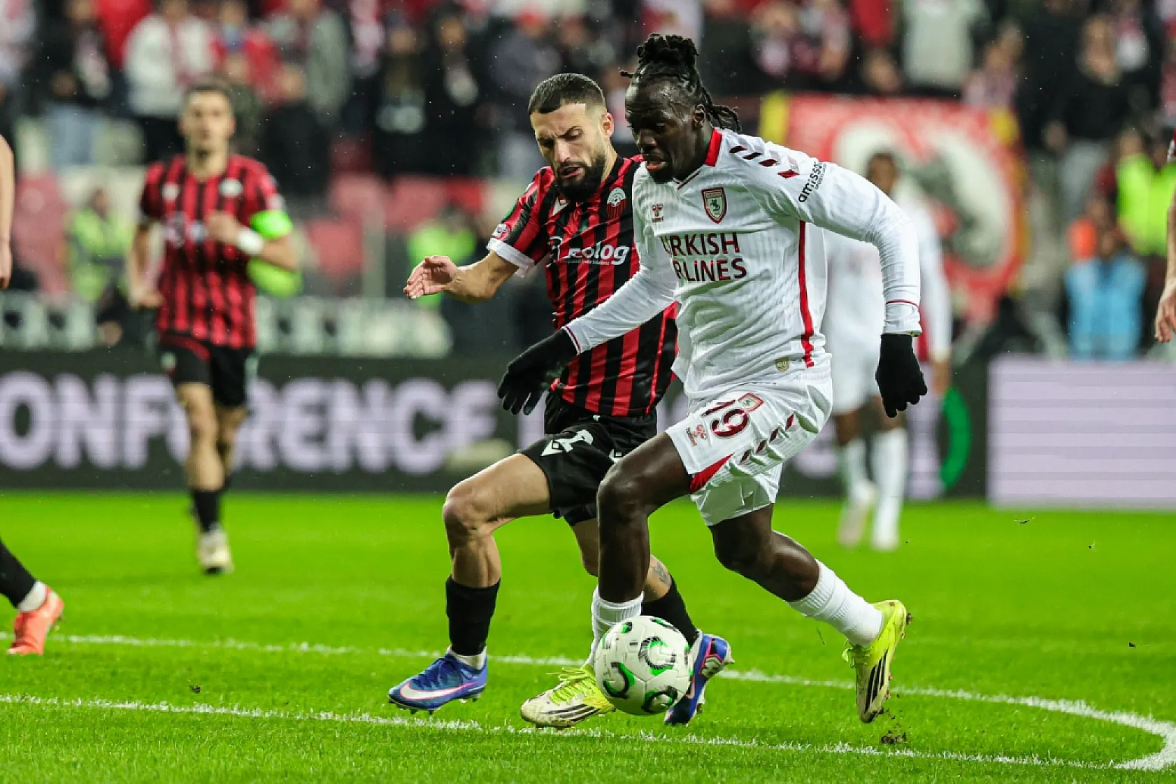 UEFA Konferans Ligi: Samsunspor: 0 - Shkendija: 0 (İlk yarı)