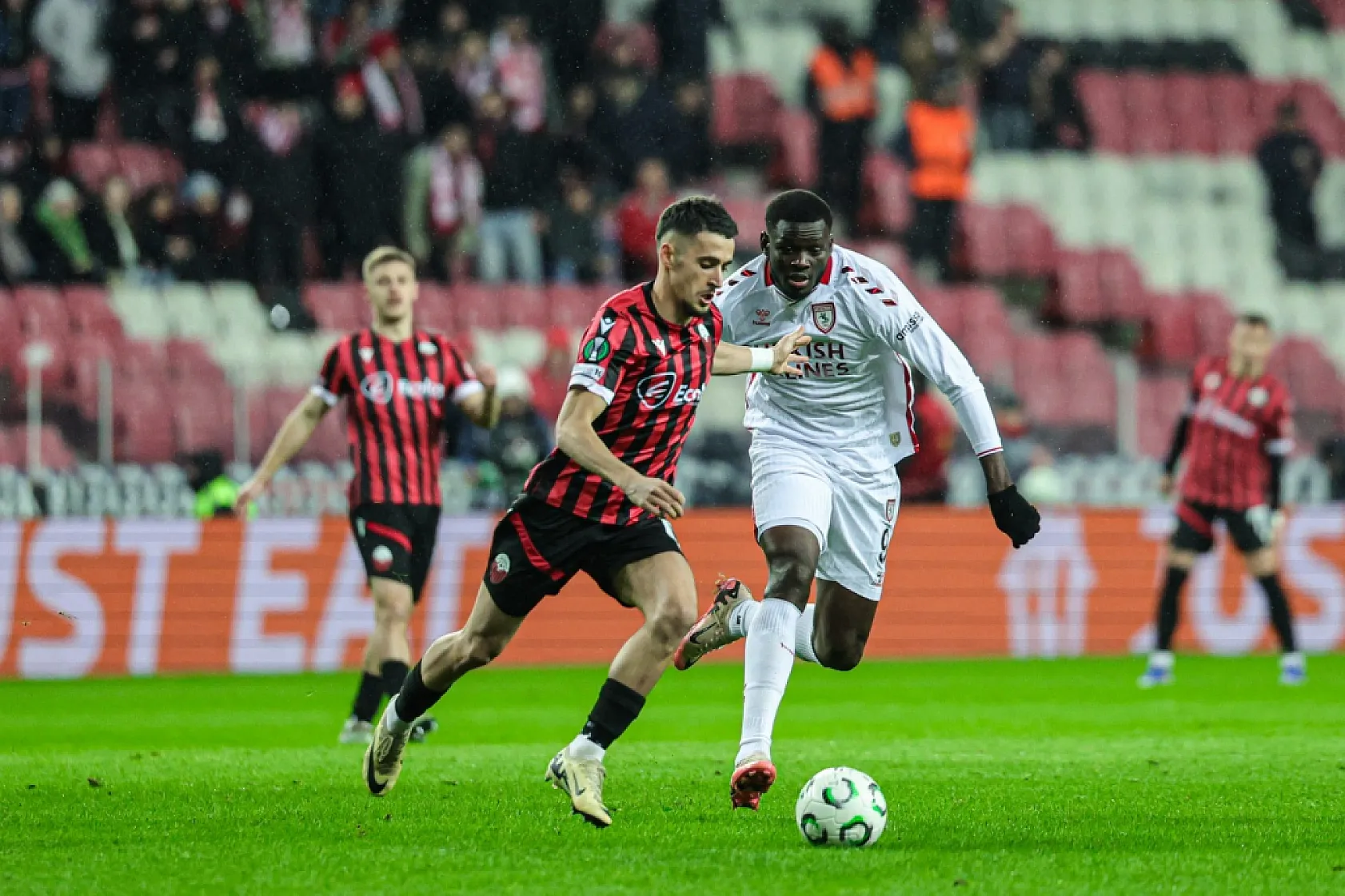 UEFA Konferans Ligi: Samsunspor: 0 - Shkendija: 0 (İlk yarı)