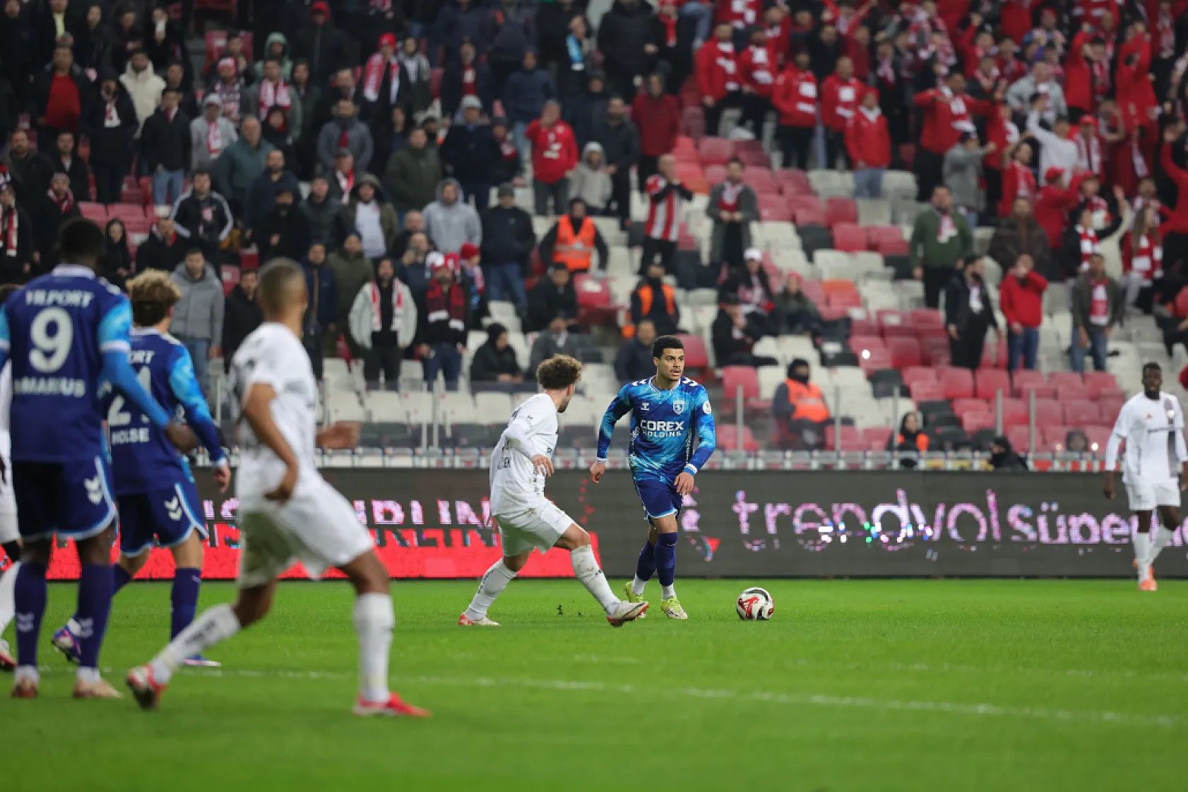 Samsunspor-Gaziantep FK Maçından Kareler