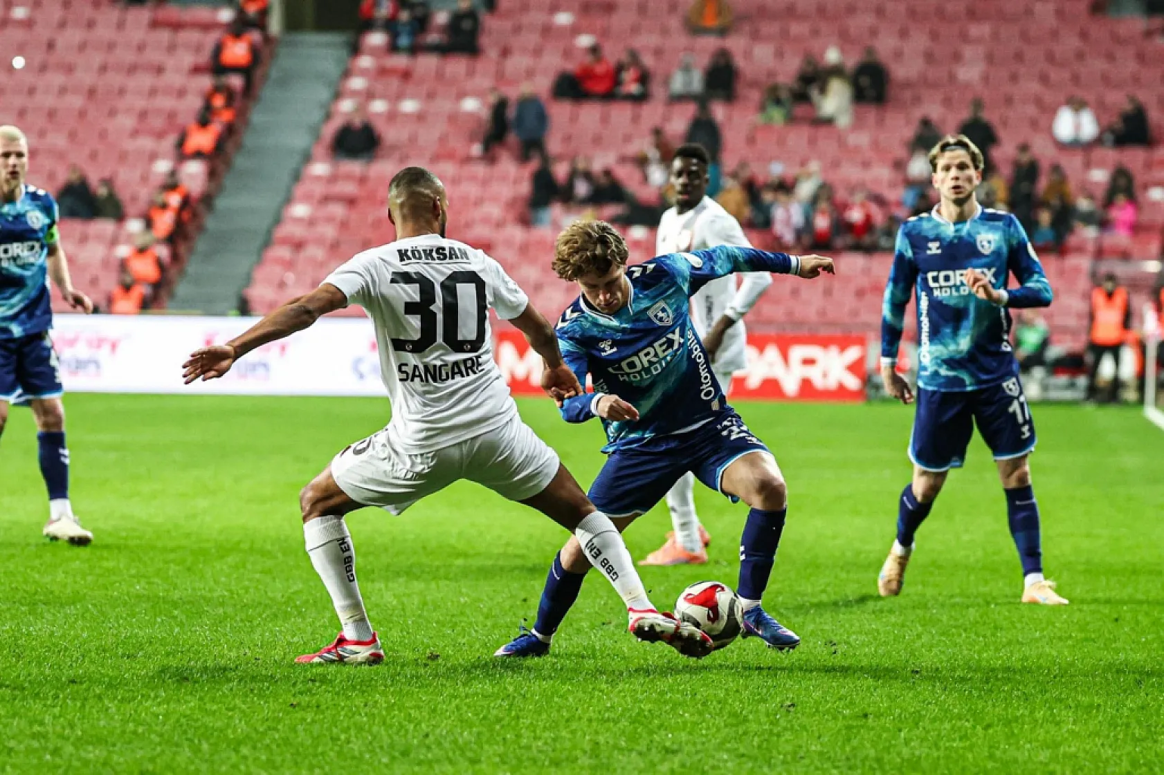 Samsunspor-Gaziantep FK Maçından Kareler