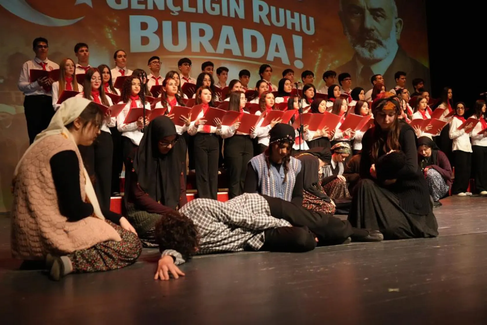 Samsun'da İstiklal Marşı'nın kabulünün 105. Yılı unutulmadı