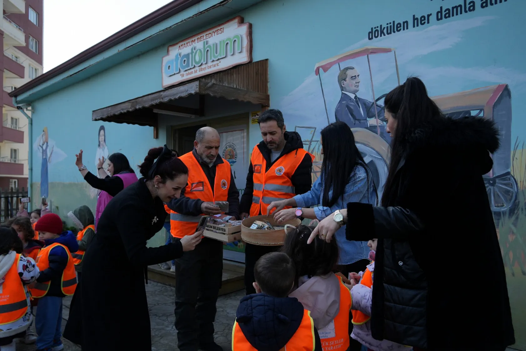 Atakum'un minikleri ata tohumuyla tanıştı: Geleceğe tohum, toprağa sevgi!