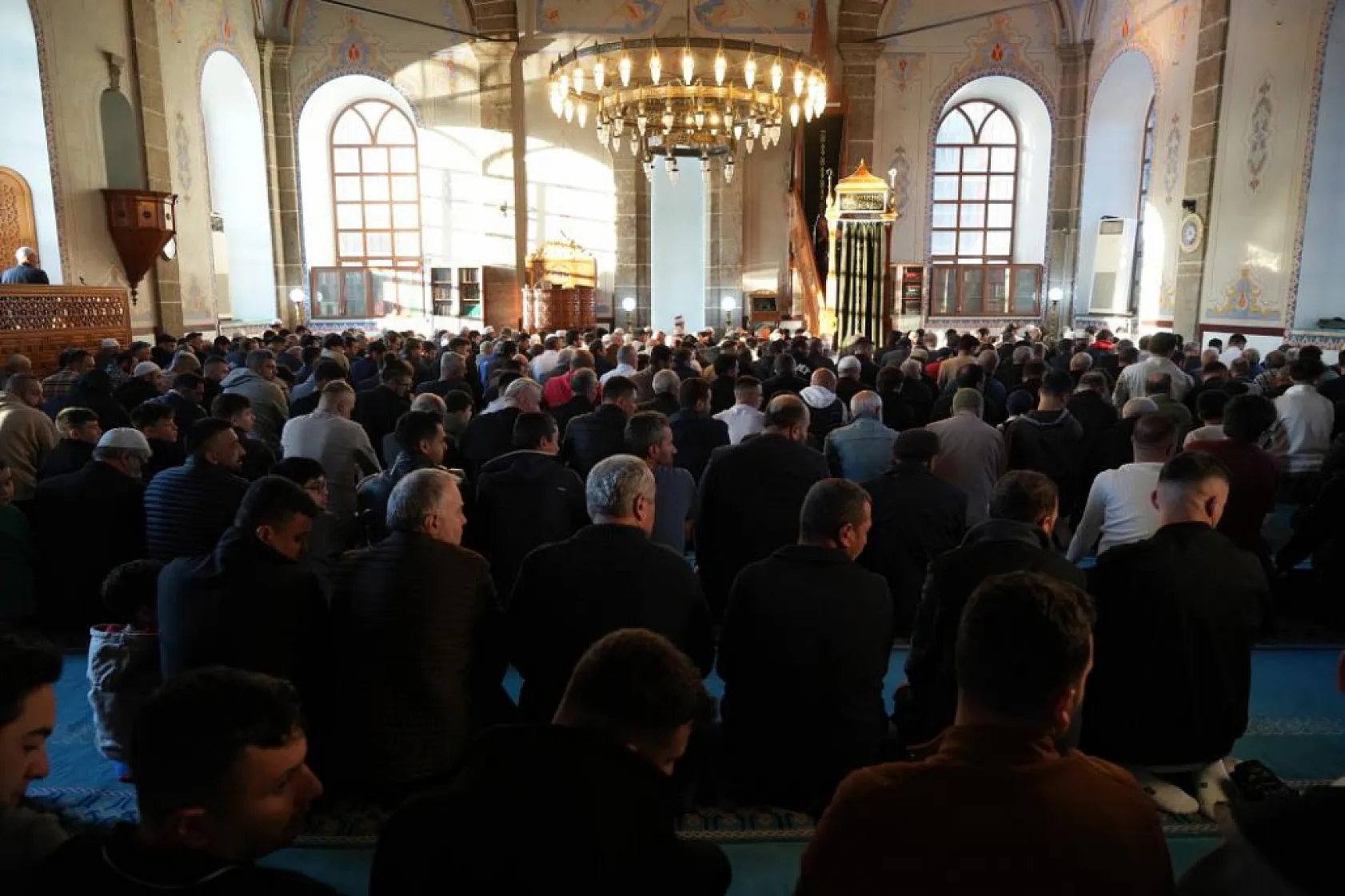 Büyük Cami'de Bayram Buluşması! Tekbirler Samsun'da Yükseldi