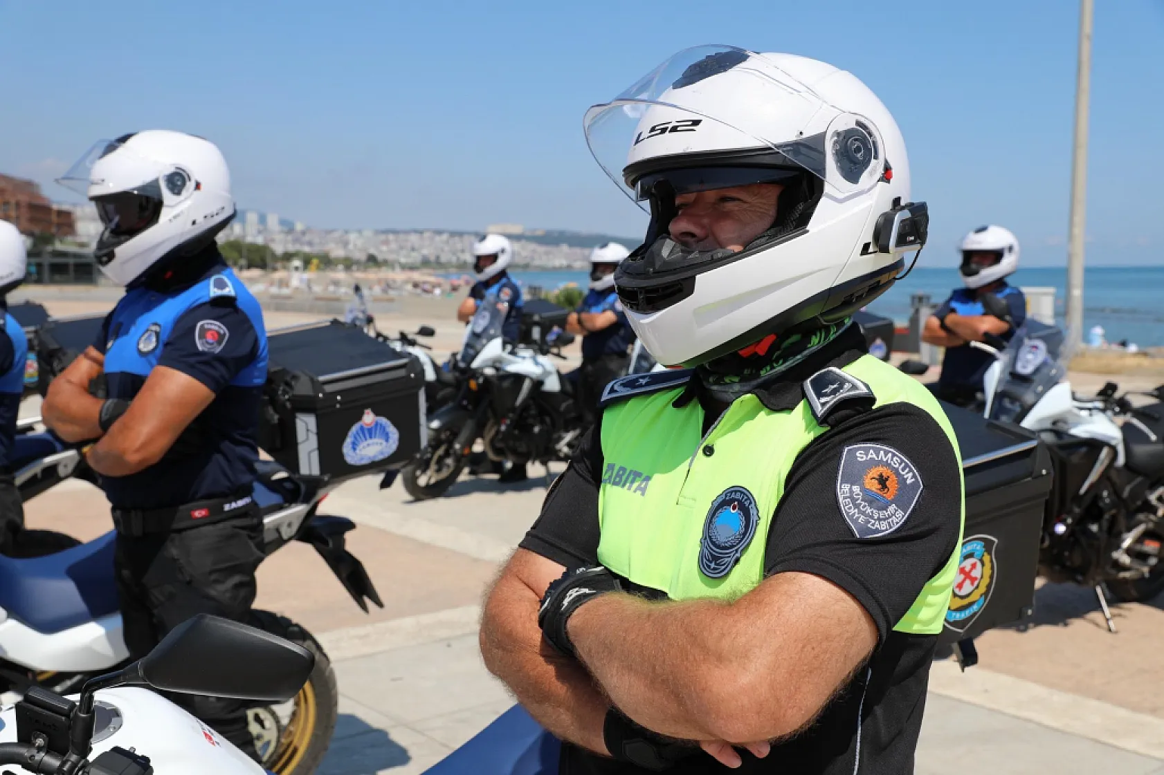 Samsun'da motosikletli zabıta dönemi başladı