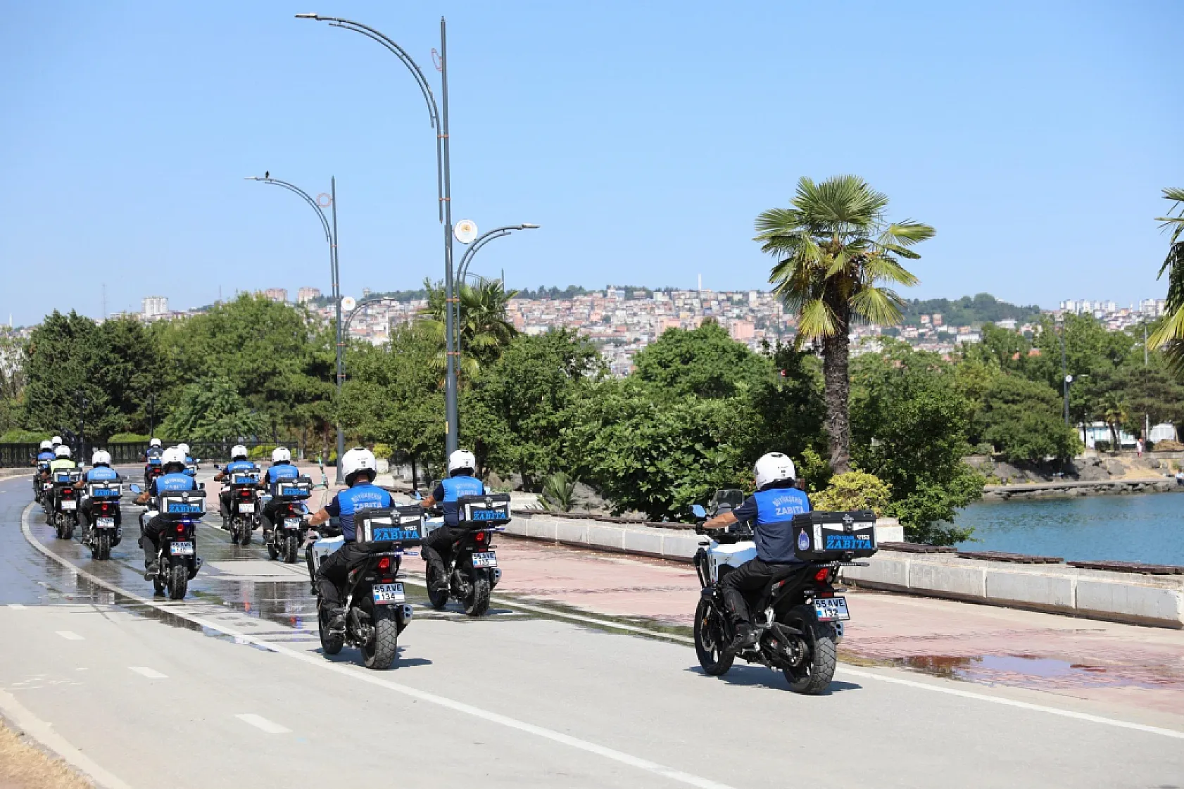 Samsun'da motosikletli zabıta dönemi başladı