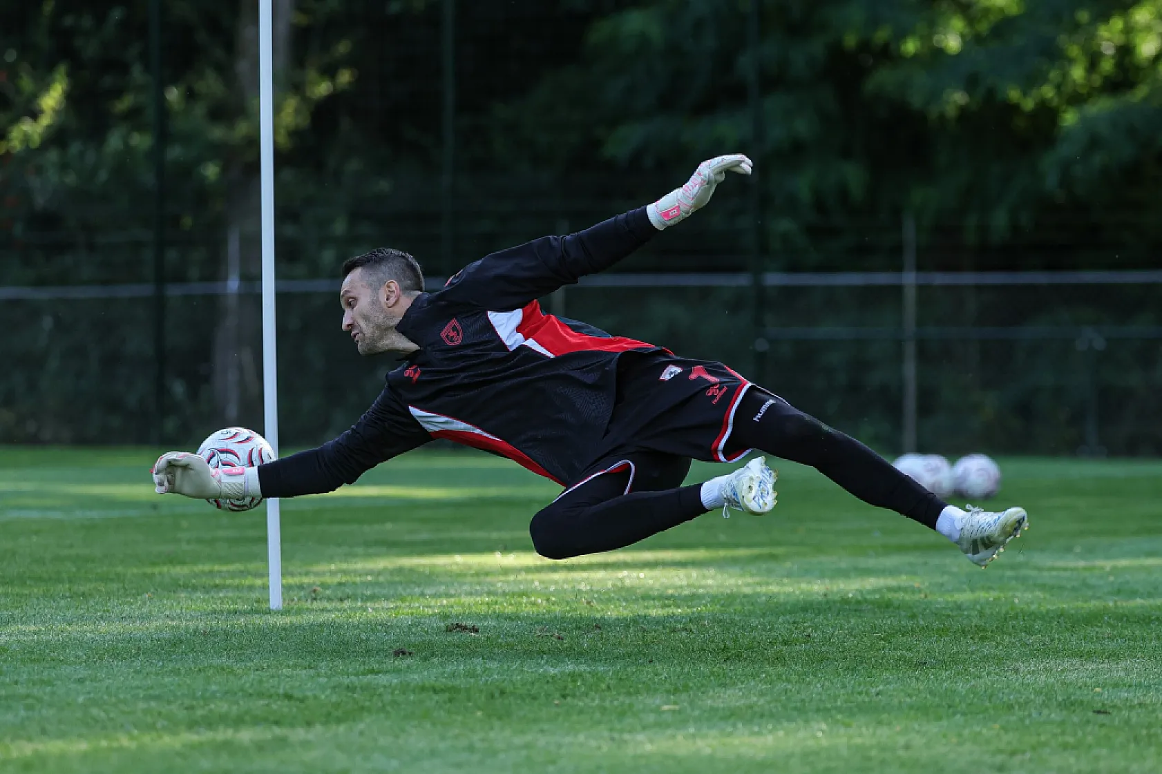 Samsunspor, Hollanda kampında ilk antrenmanına çıktı