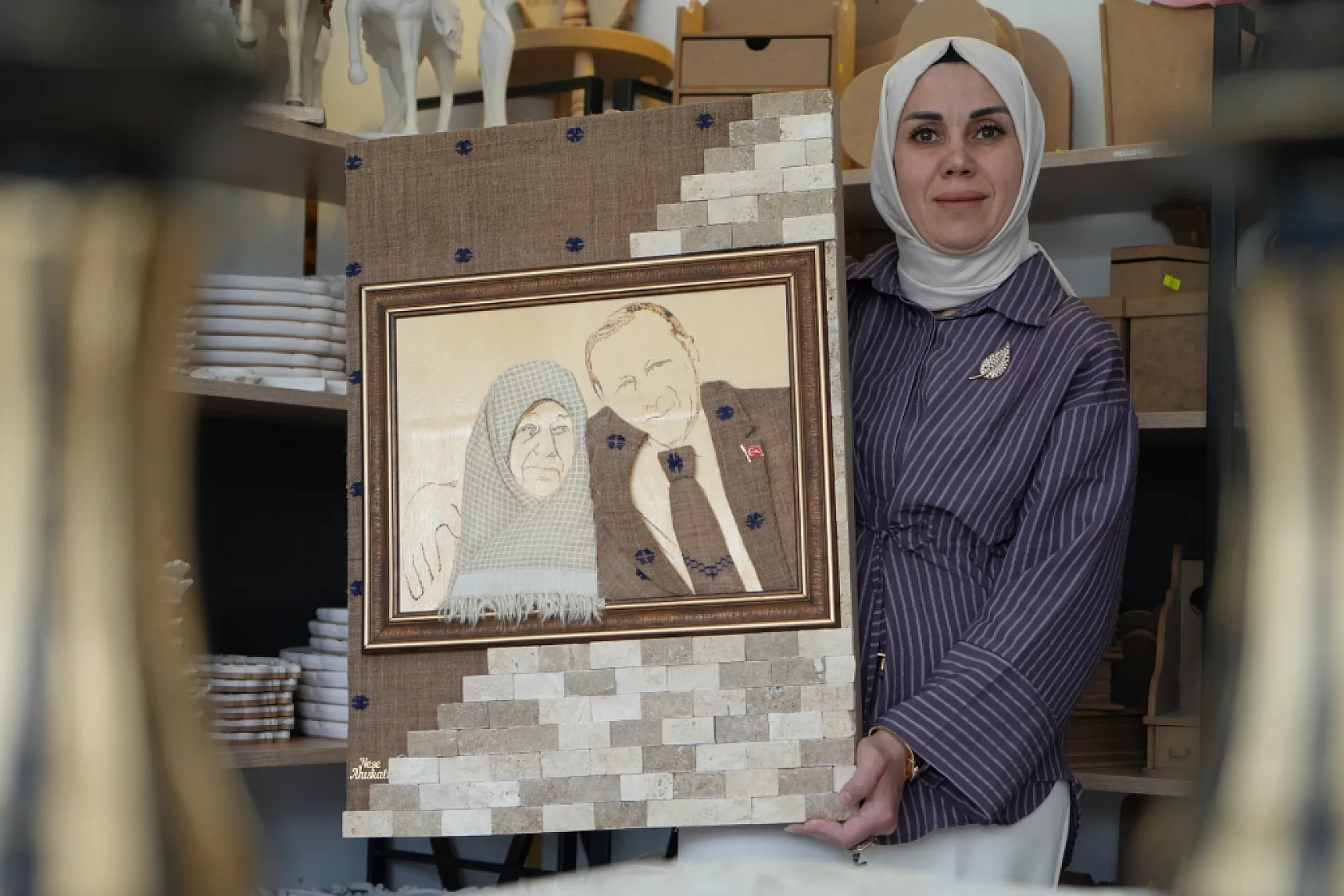 Sosyal medyadaki video ilham oldu, kendi atölyesini kurdu