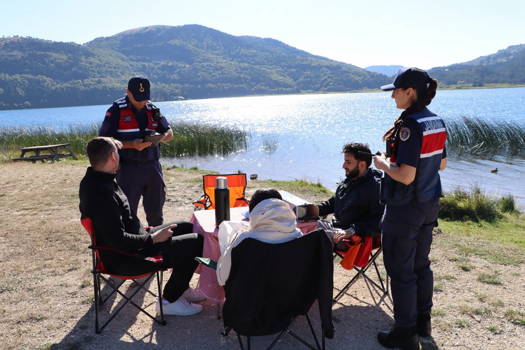 Abant'ta jandarmanın başına kadın subay geçti