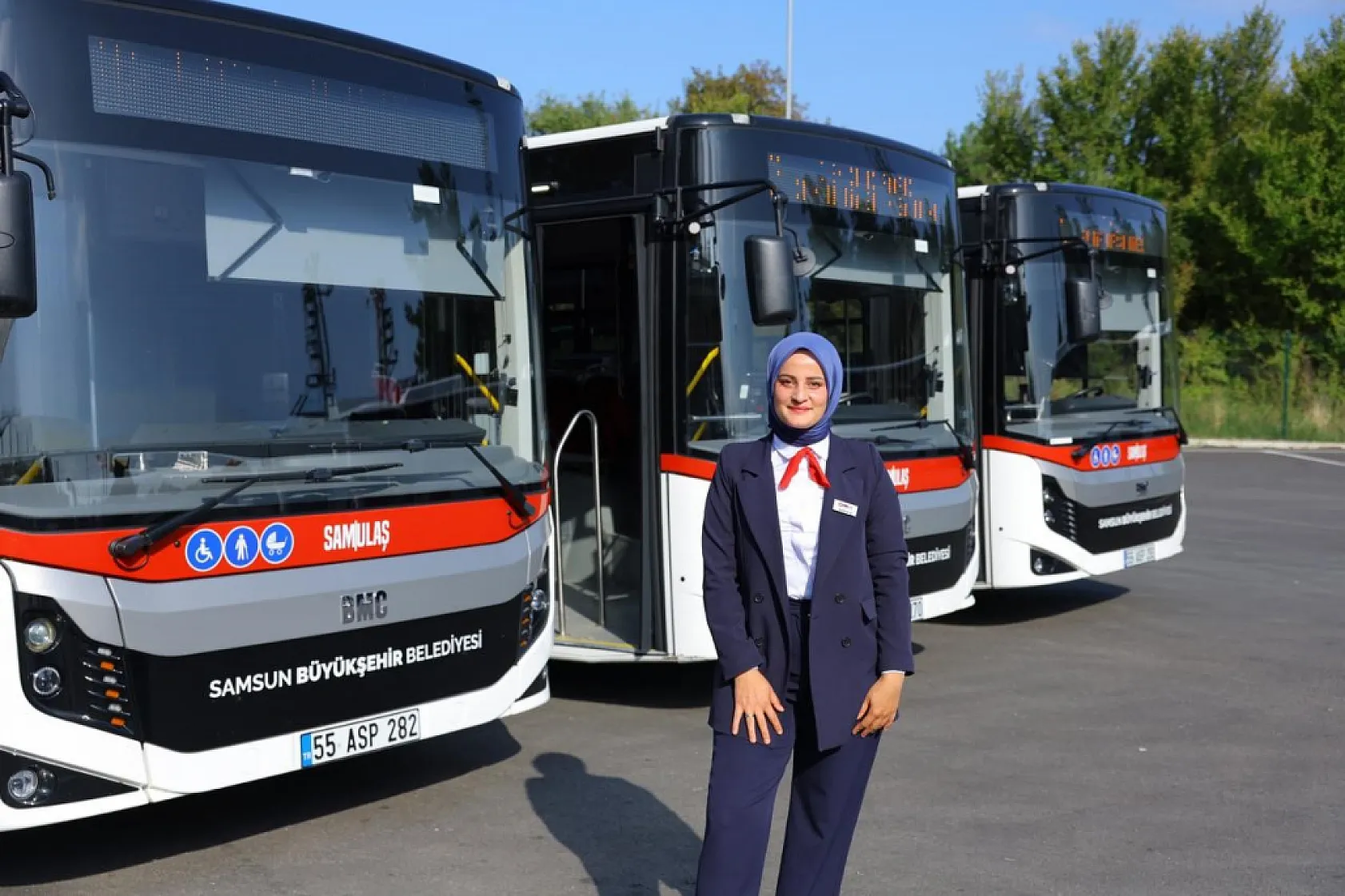Samsun'da direksiyon kadınlara emanet