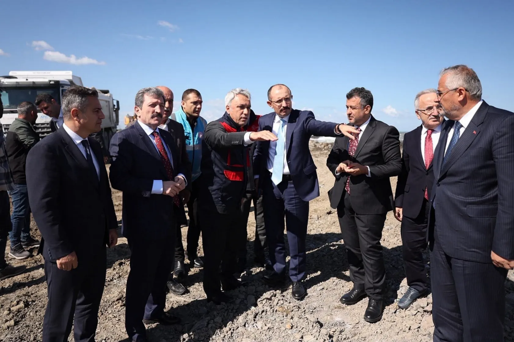 Bafra sahilinde 1 milyar liralık proje için çalışmalar başladı