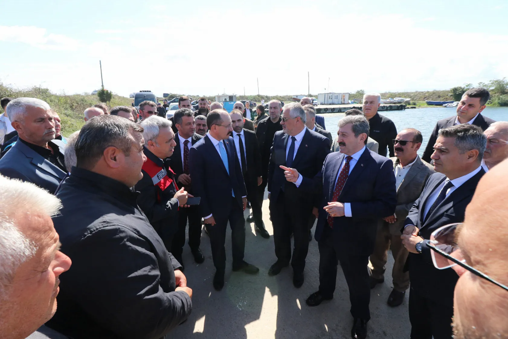 Bafra sahilinde 1 milyar liralık proje için çalışmalar başladı