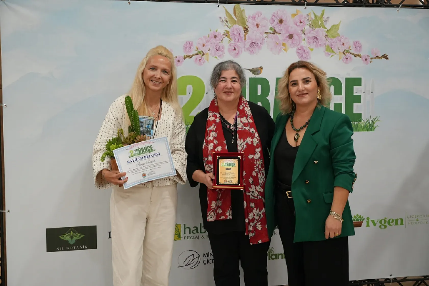 Atakum'da en güzel bahçeler ödüllerini aldı