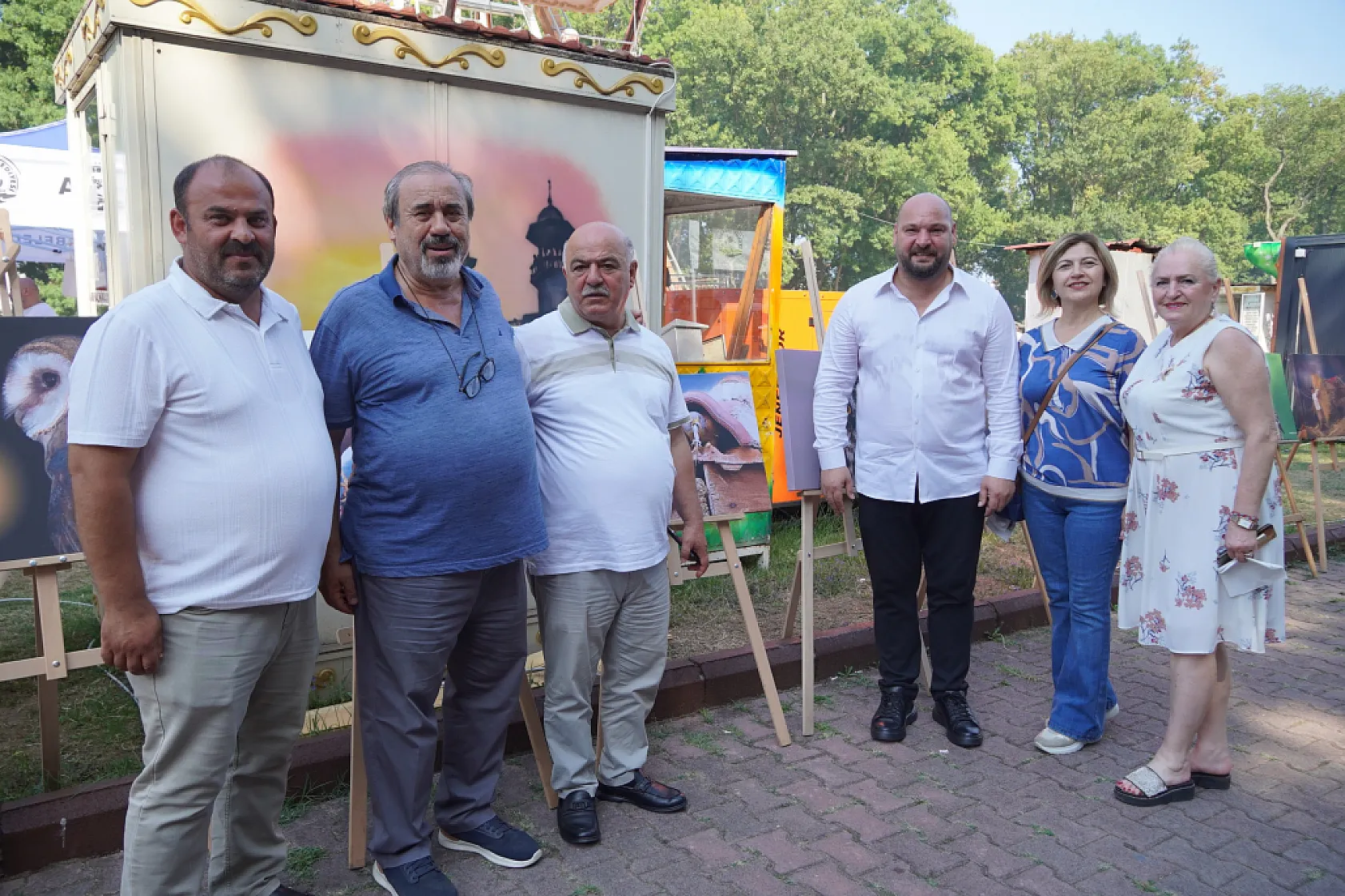 Başkan Türkel Bafralı üreticilerle Çakırlar Korusu'nda bir araya geldi
