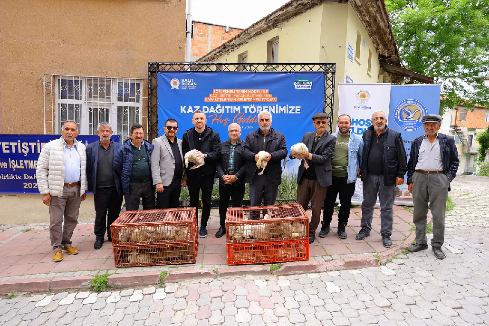 Büyükşehir'den üreticilere kaz desteği