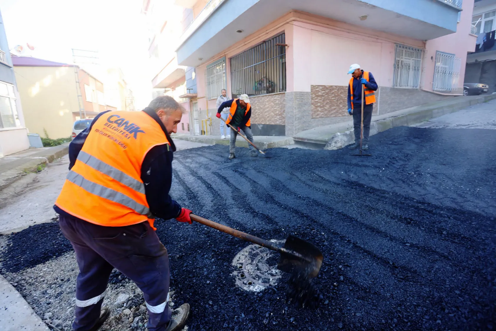 Canik'te Ulaşım Altyapısı İçin Çalışmalar Hız Kesmeden Sürüyor