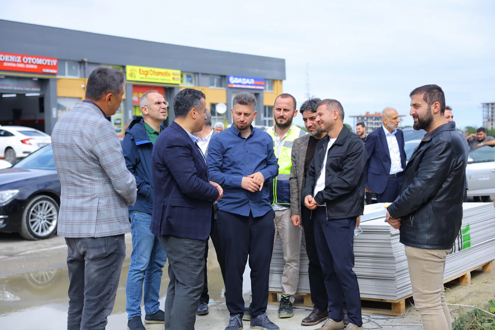 Toybelen Sanayi Sitesi'nde restoran projesinde çalışmalar sürüyor