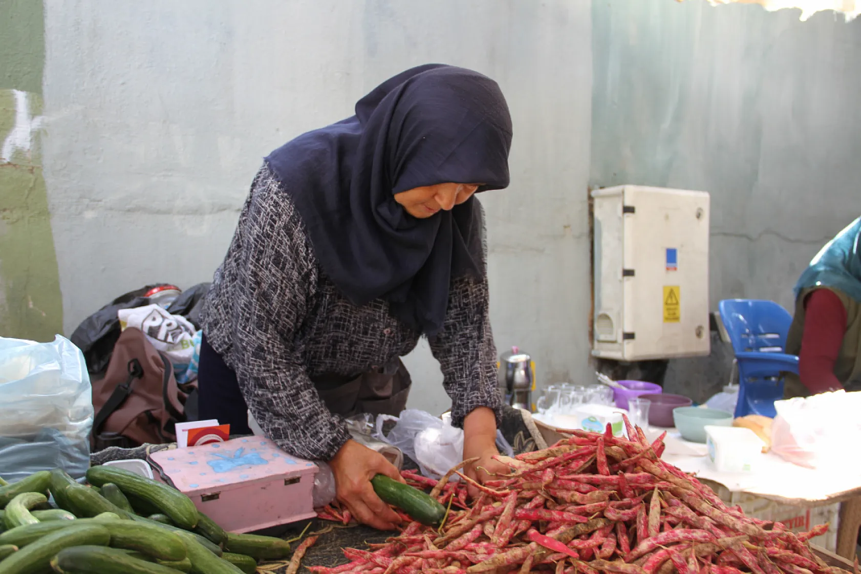 Yağışlar Çarşamba pazarını da vurdu: Hareketlilik azaldı