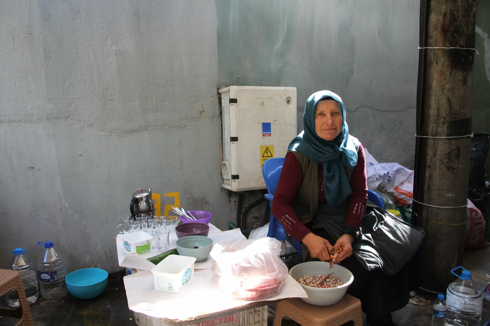 Yağışlar Çarşamba pazarını da vurdu: Hareketlilik azaldı