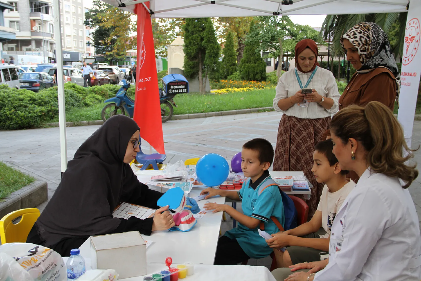 Çarşamba Tarihi Köprü'de Halk Sağlığı Haftası farkındalığı