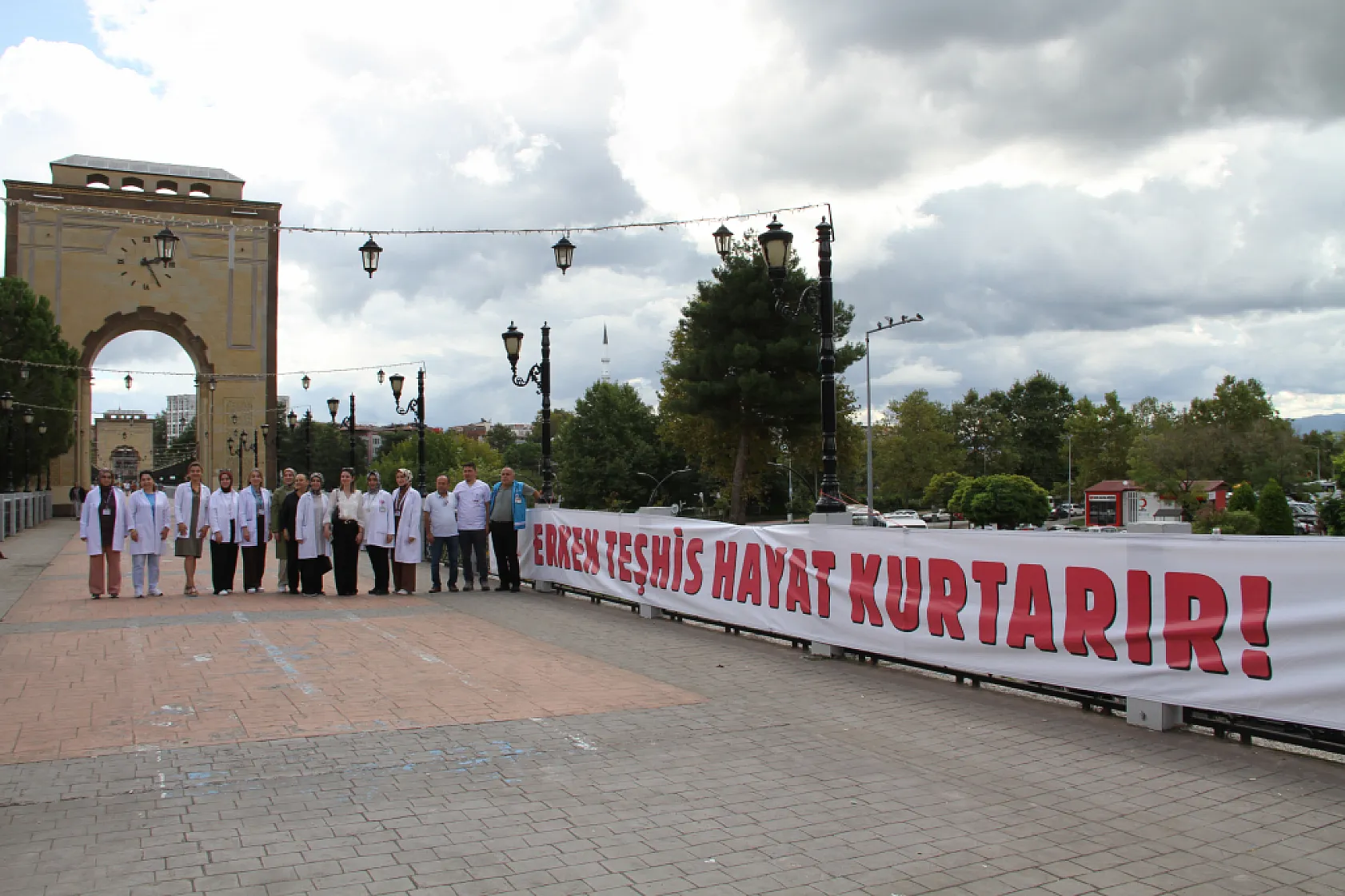 Çarşamba Tarihi Köprü'de Halk Sağlığı Haftası farkındalığı