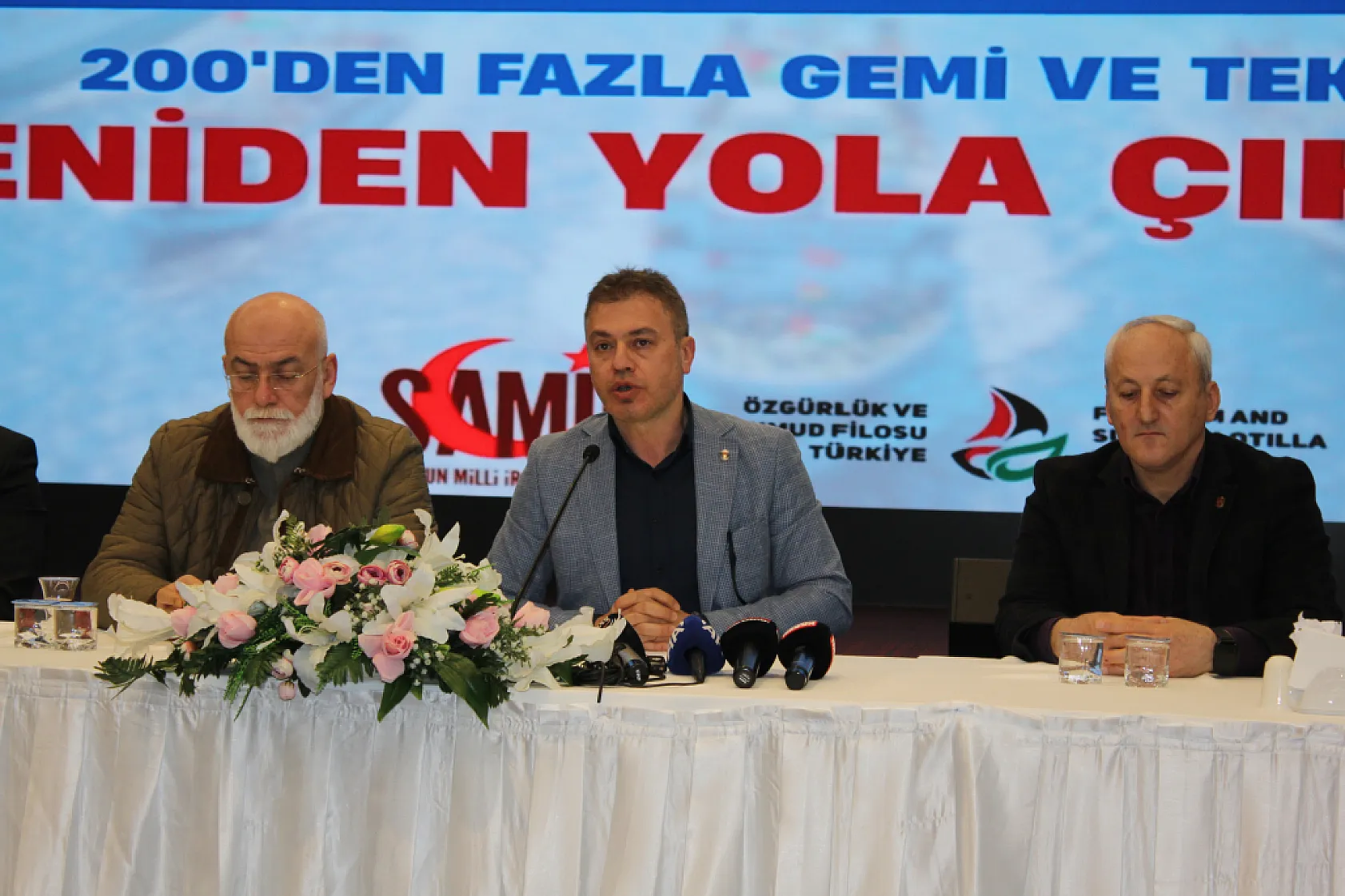 Yeni Sumud Filosu'na Samsun'dan destek