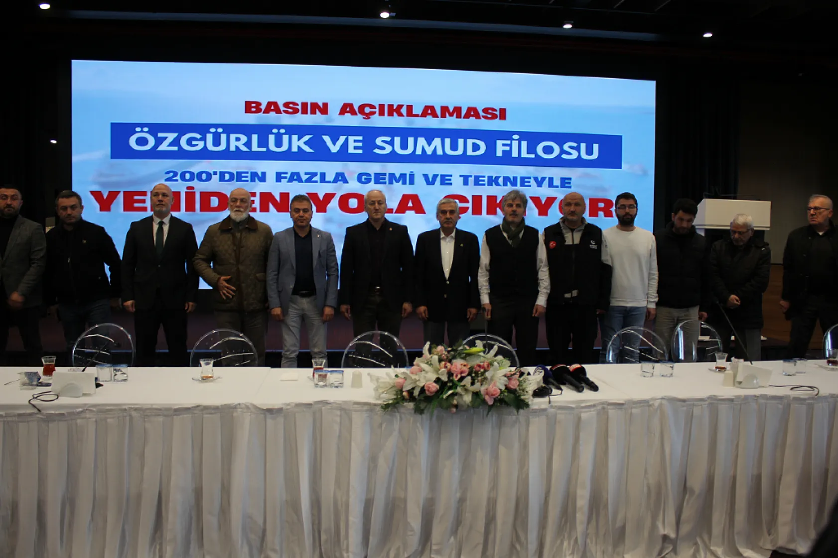 Yeni Sumud Filosu'na Samsun'dan destek