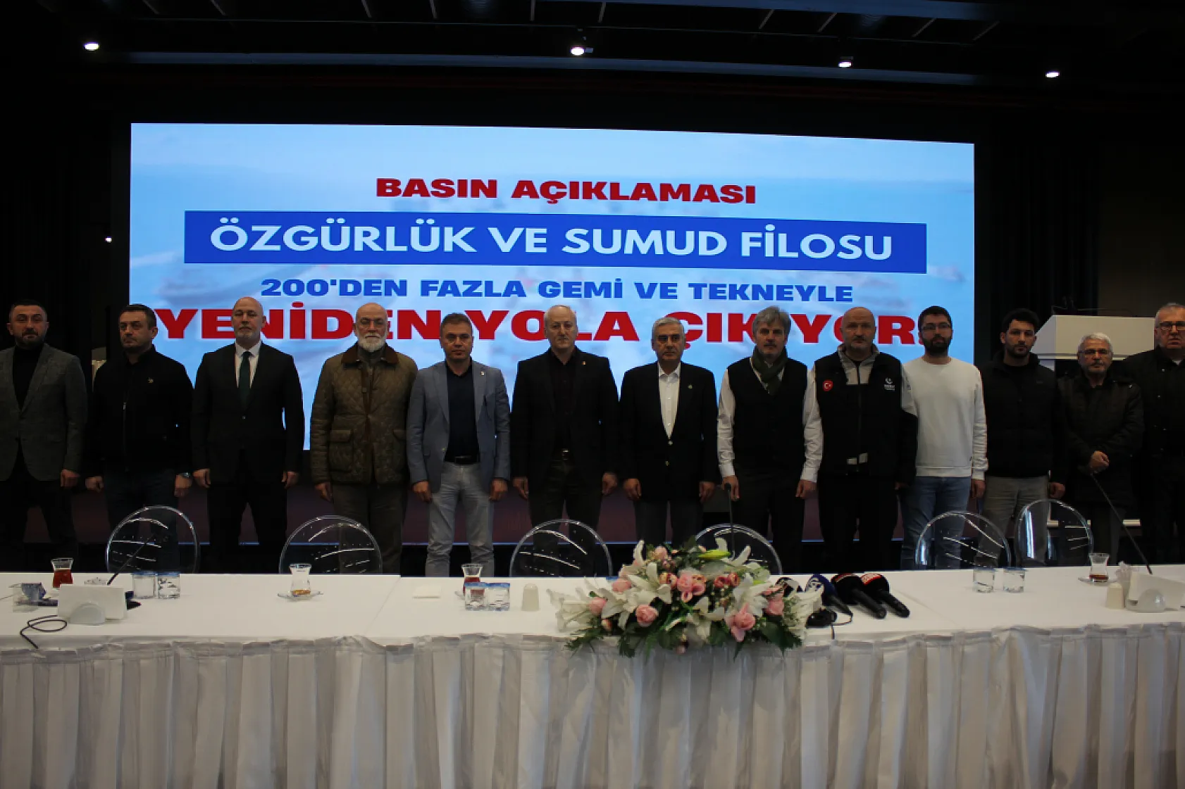 Yeni Sumud Filosu'na Samsun'dan destek