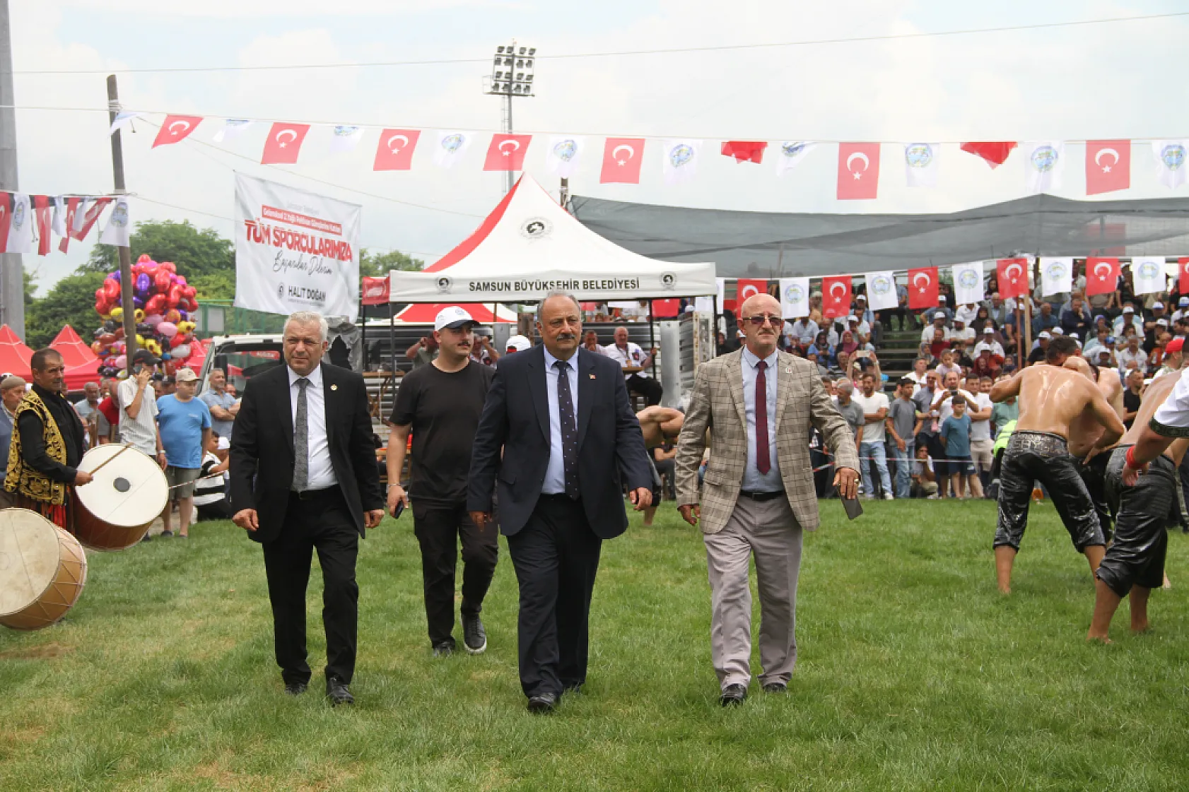 Salıpazarı Belediyesi 2. Yağlı Pehlivan Güreşleri coşkuyla düzenlendi