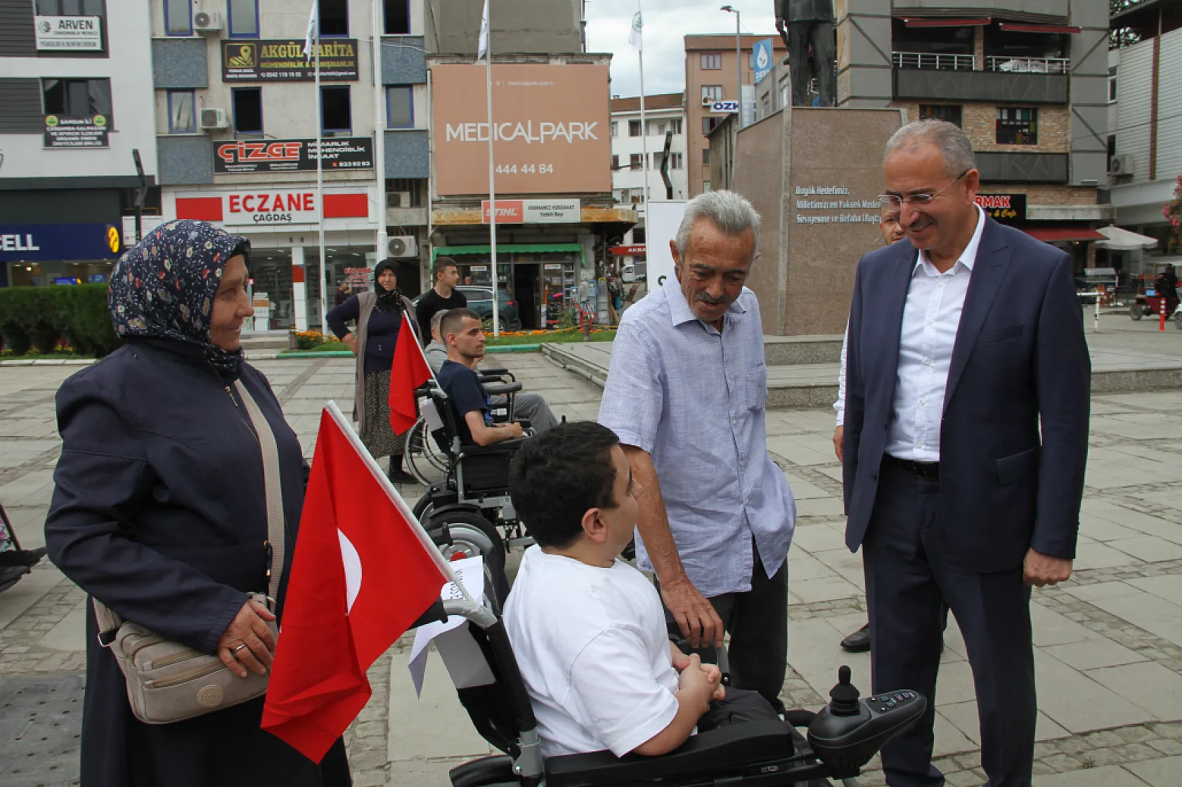 Samsun Çarşamba'da 20 engelli aracı sahiplerine teslim edildi