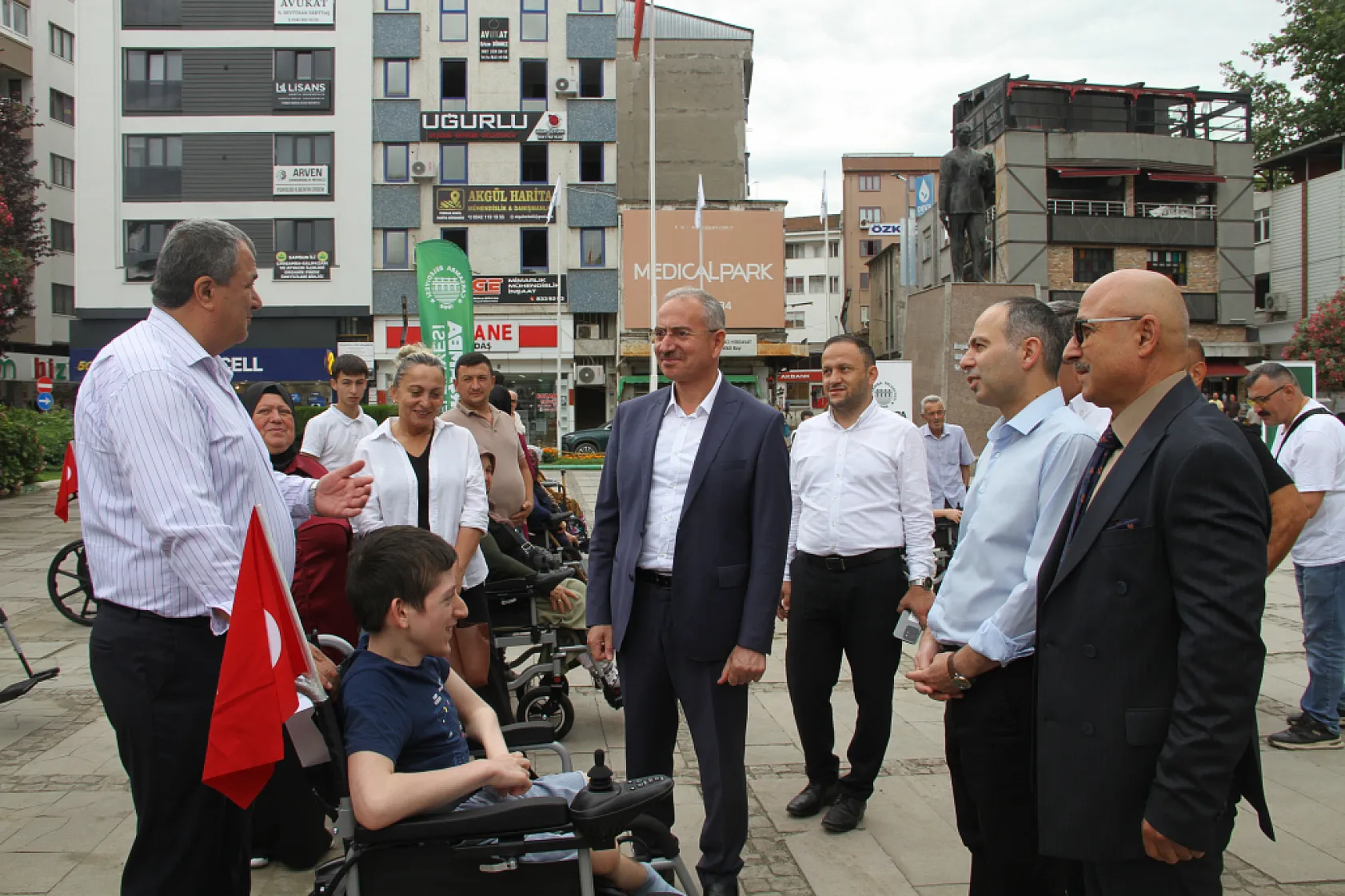 Samsun Çarşamba'da 20 engelli aracı sahiplerine teslim edildi