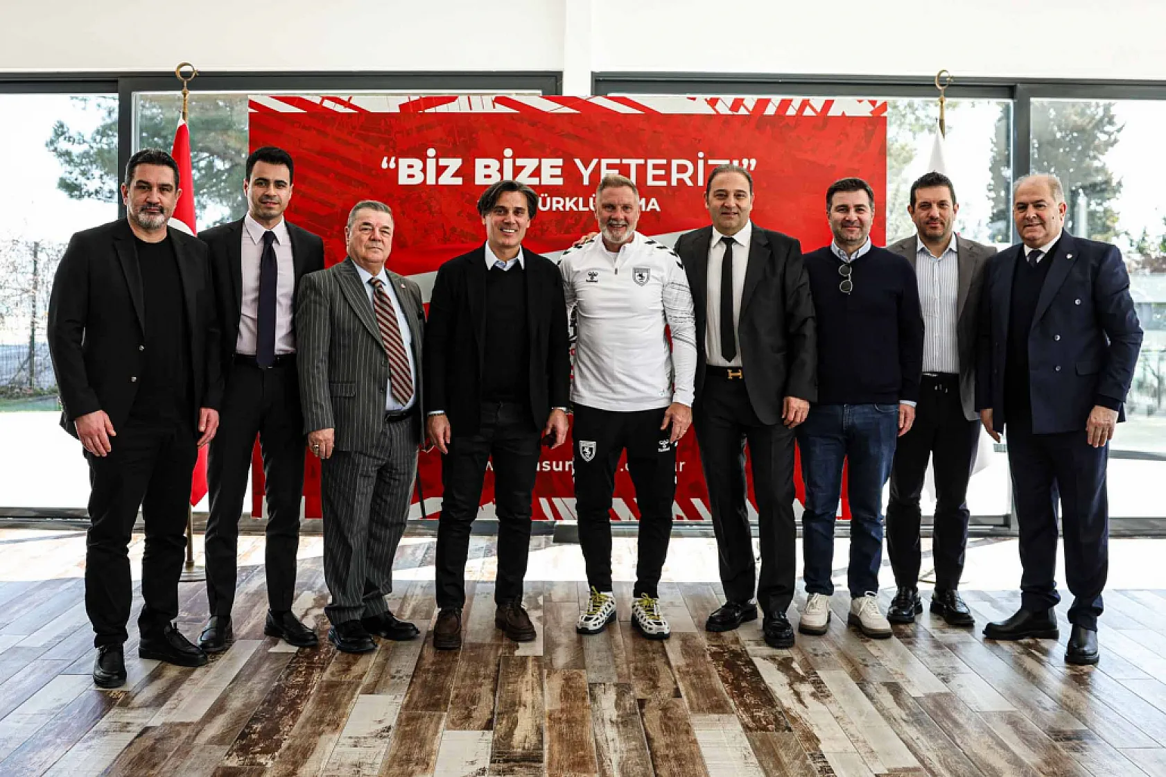 A Milli Takım Teknik Direktörü Montella, Samsunspor'u ziyaret etti