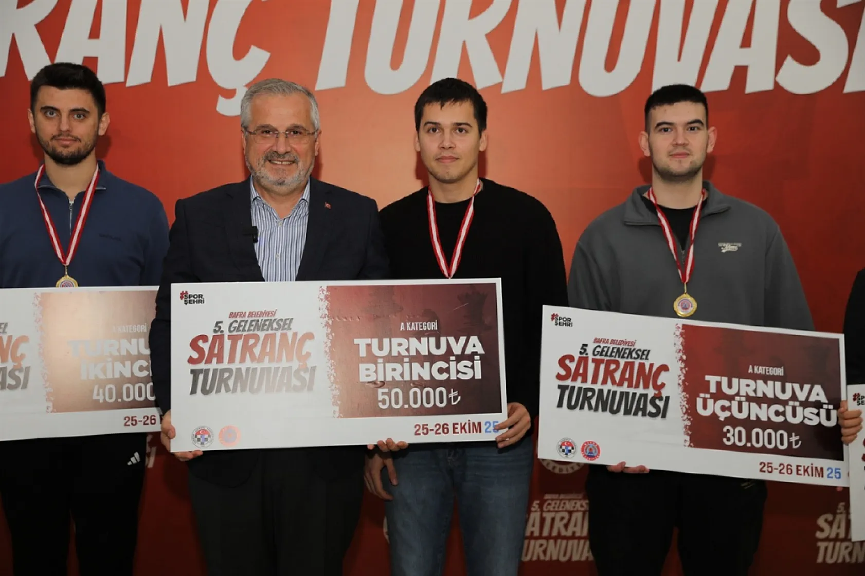 Satranç tutkunların adresi Bafra oldu