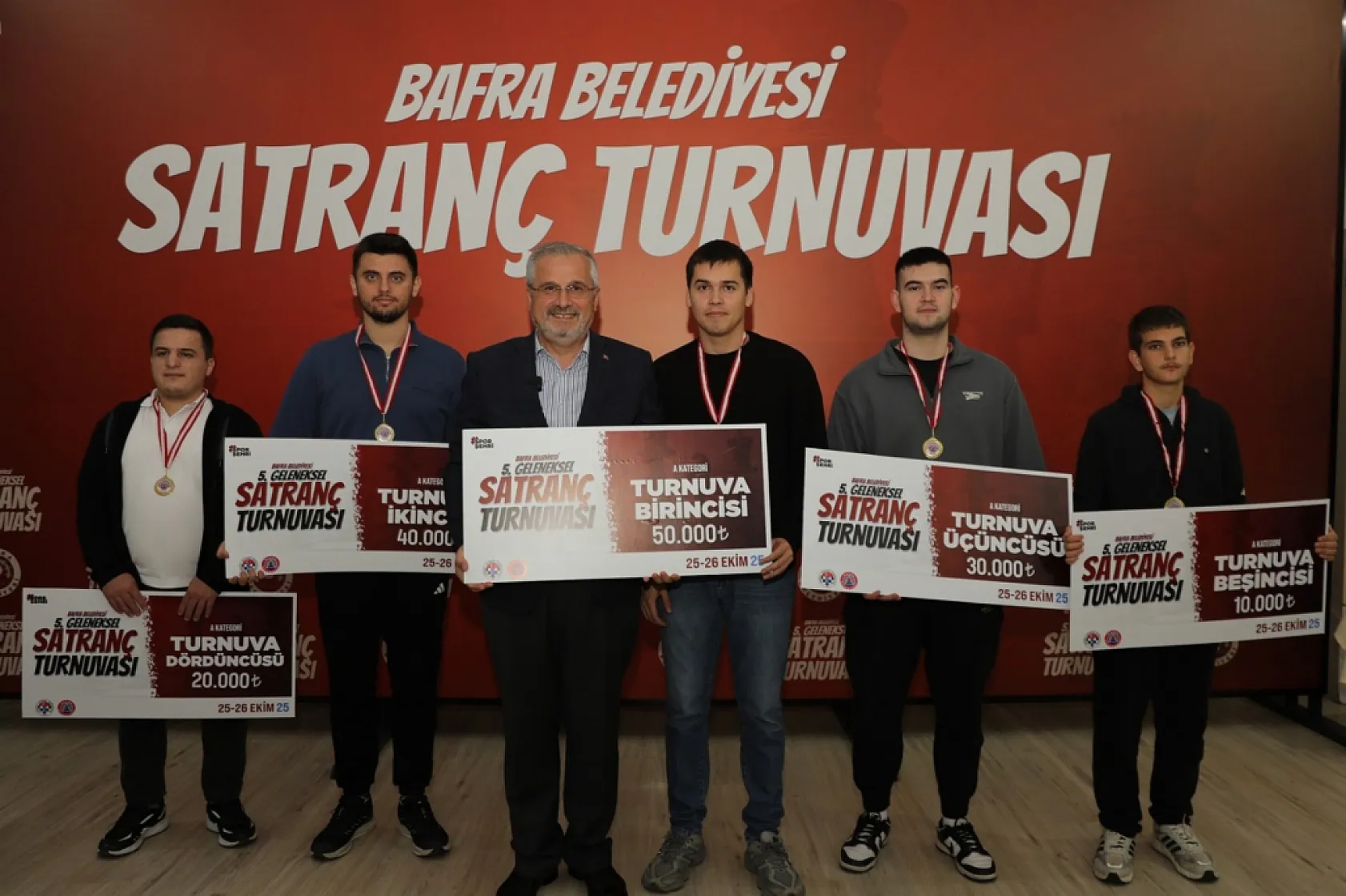 Satranç tutkunların adresi Bafra oldu