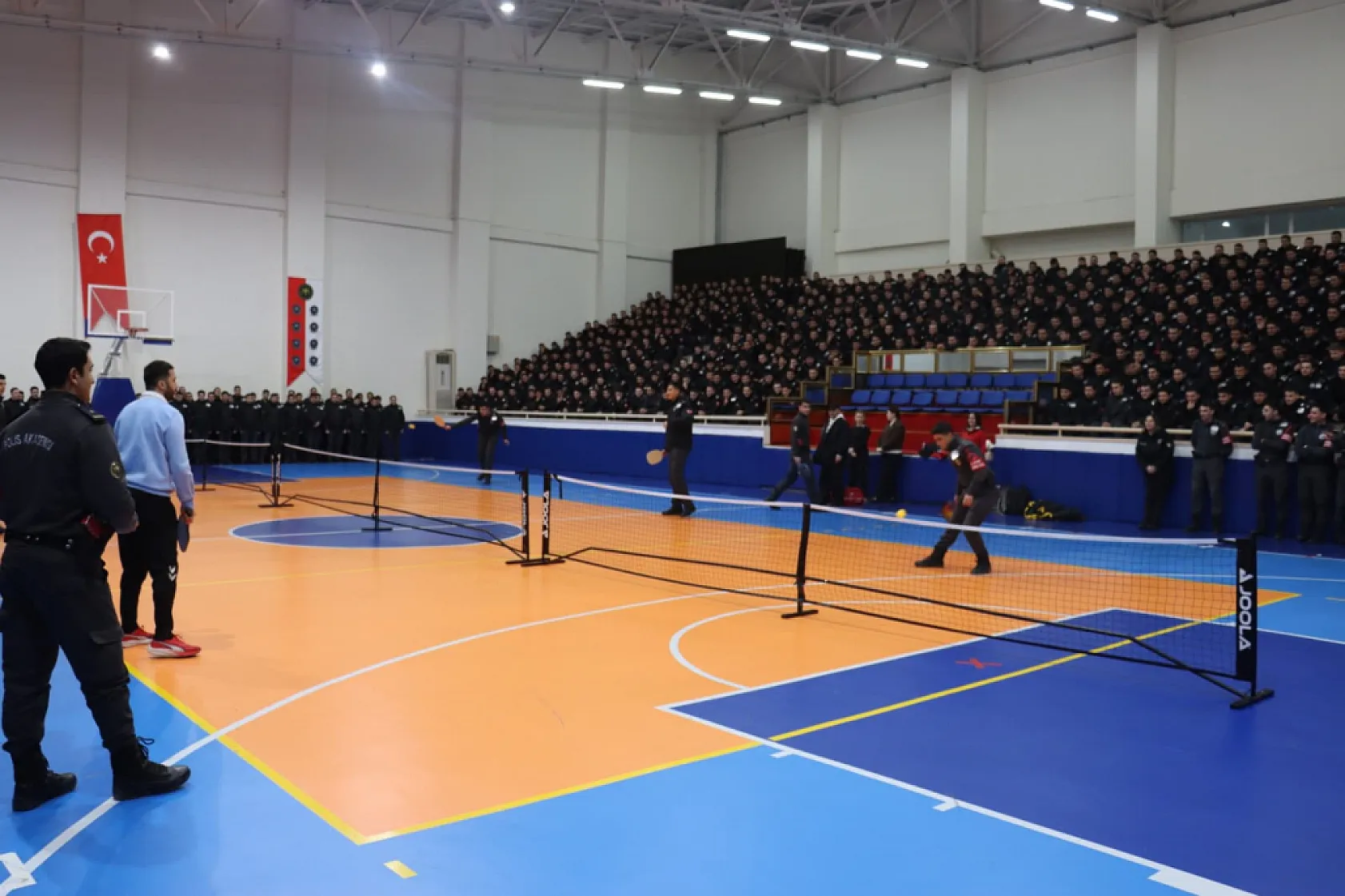 Samsun'da Polis Adayları Pickleball sahasında buluştu