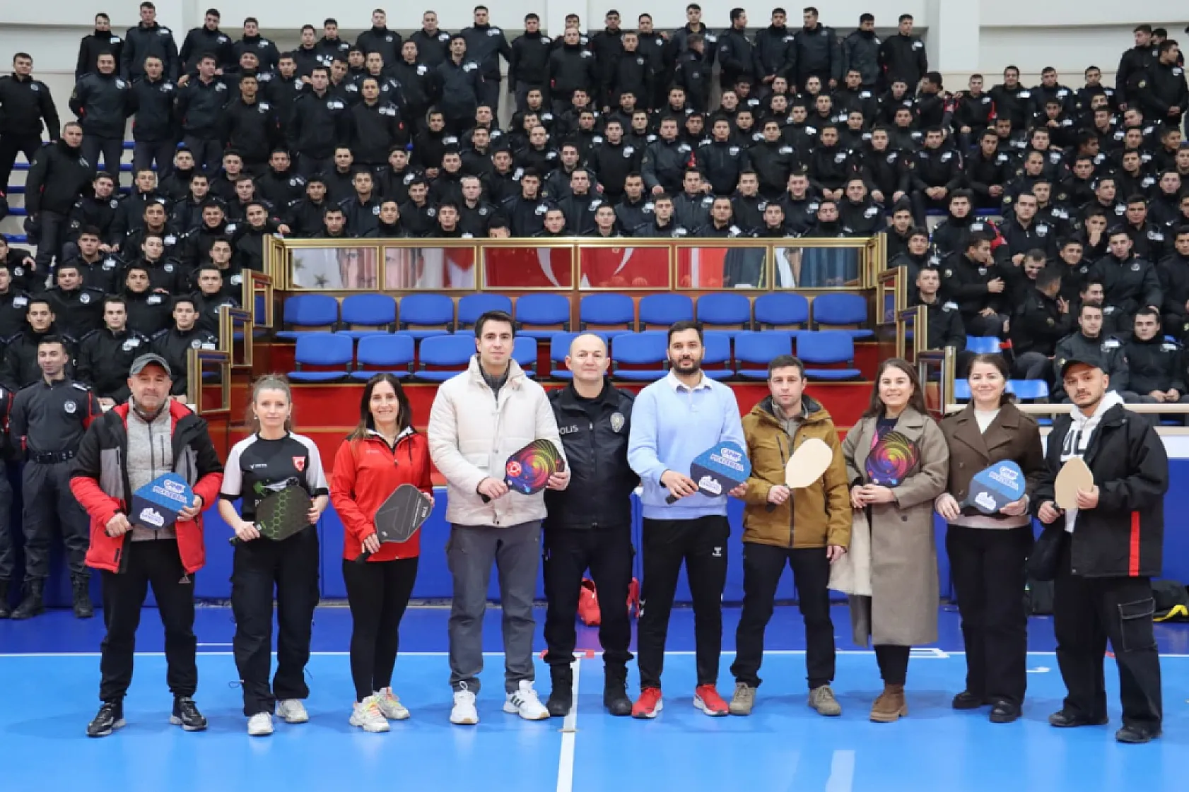 Samsun'da Polis Adayları Pickleball sahasında buluştu