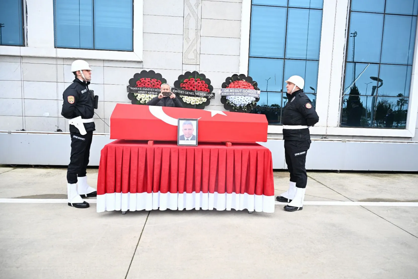 Emniyet Müdürü Musa Bozkurt için resmi cenaze töreni düzenlendi