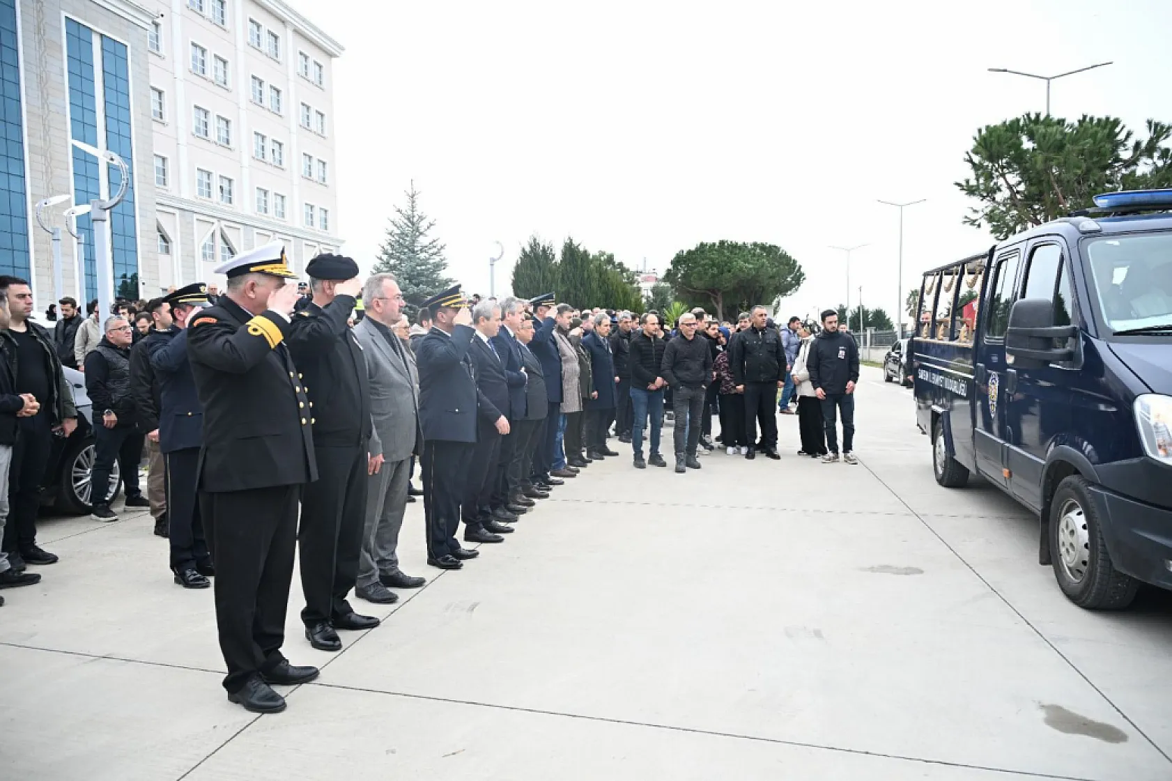 Emniyet Müdürü Musa Bozkurt için resmi cenaze töreni düzenlendi