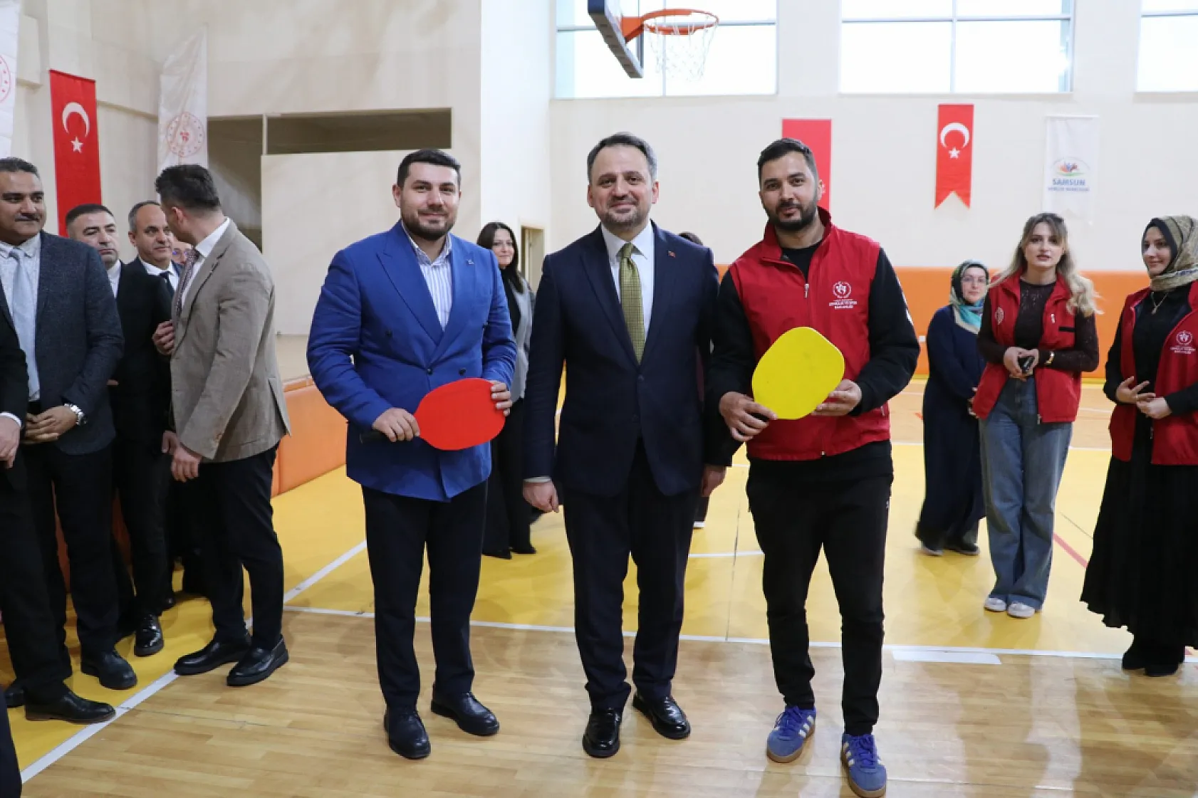 Pickleball Samsun'da Bakan yardımcısına tanıtıldı