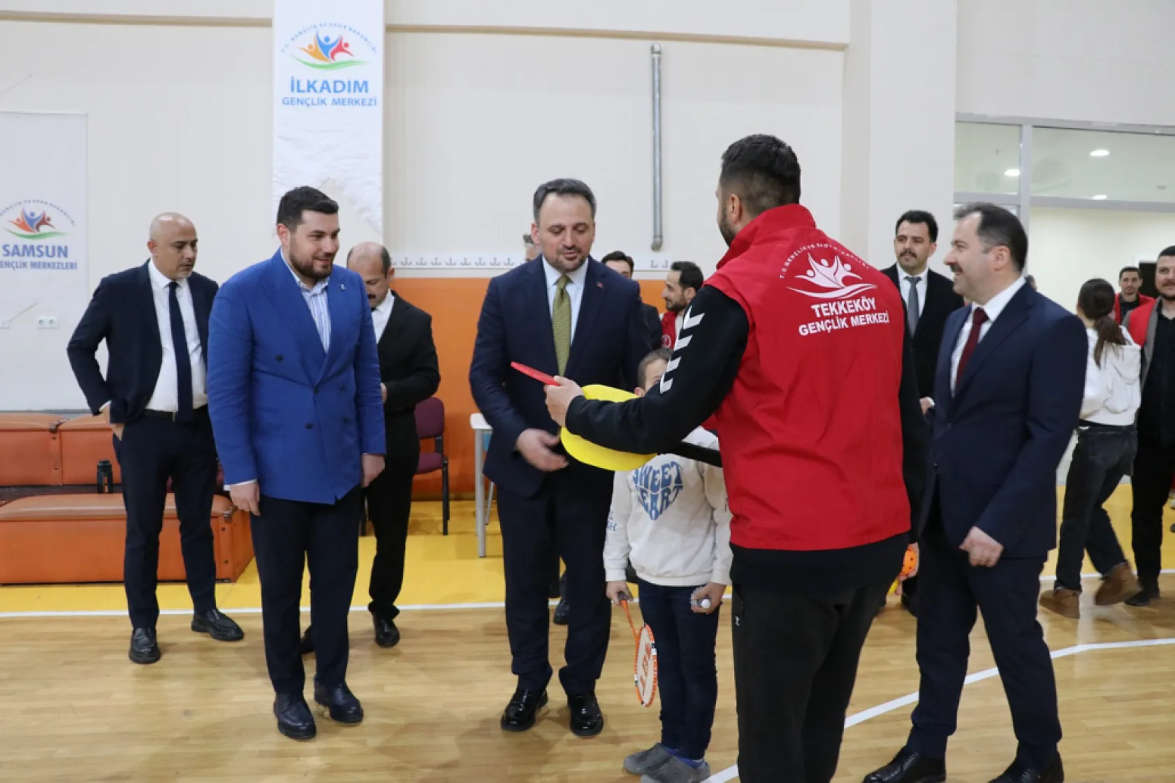 Pickleball Samsun'da Bakan yardımcısına tanıtıldı