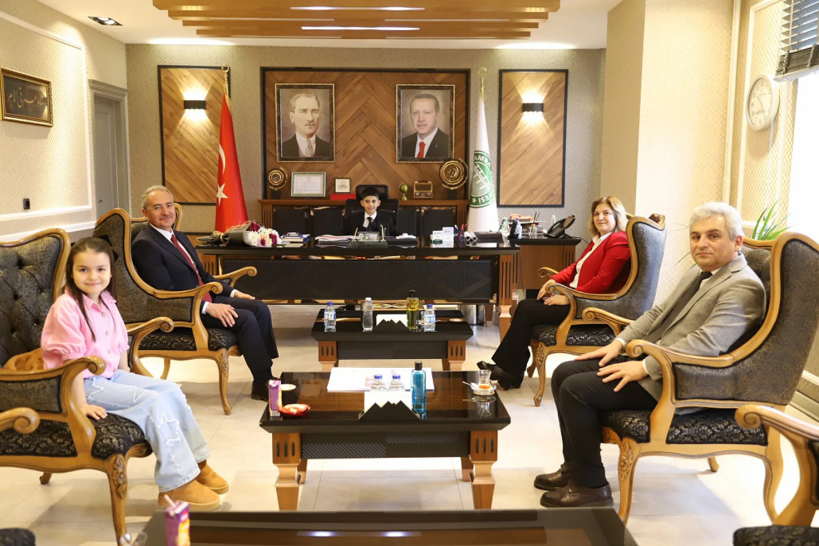 Çarşamba'nın yeni başkanları görevi devraldı