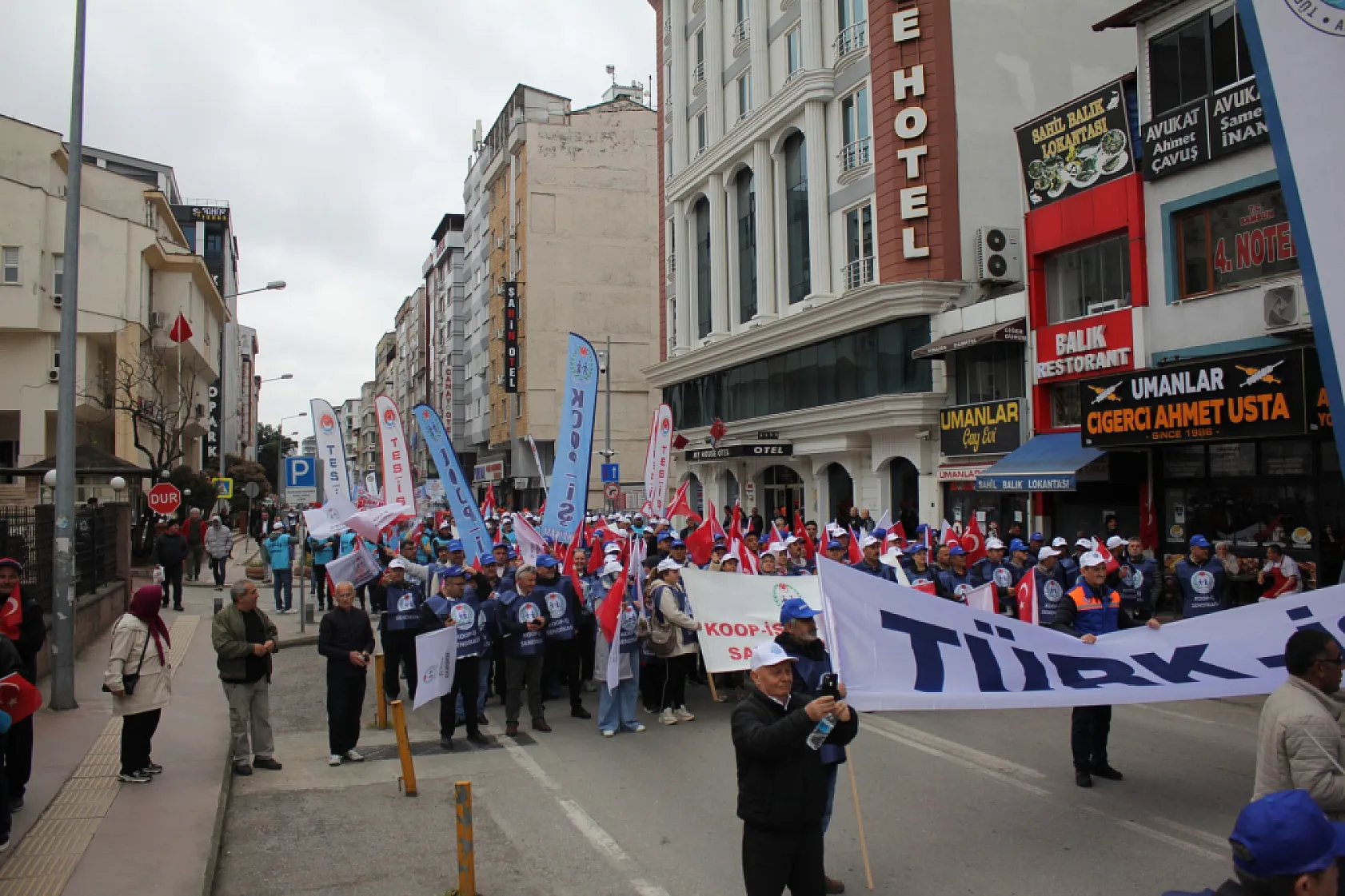 Samsun'da 1 Mayıs coşkusu