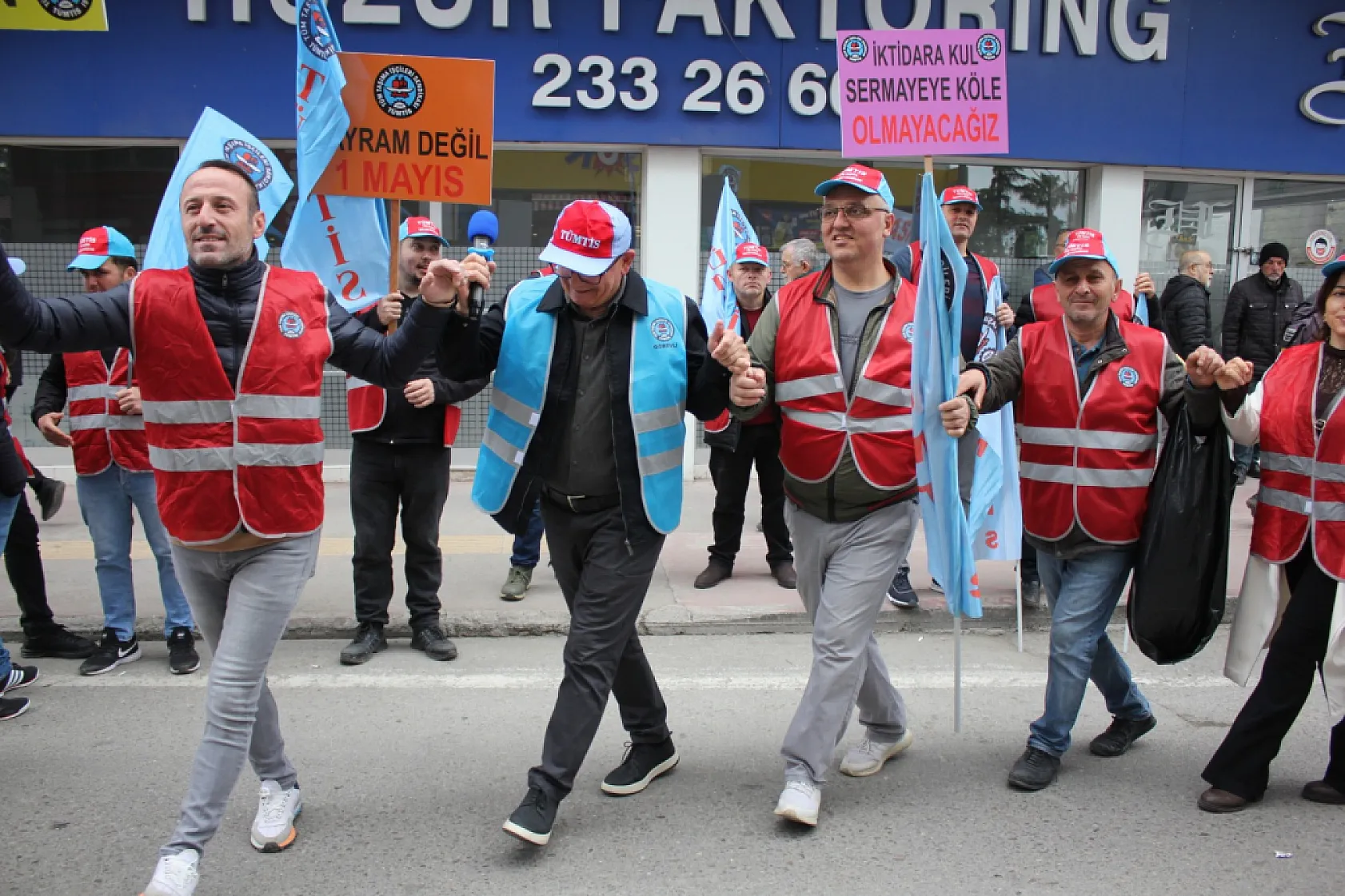 Samsun'da 1 Mayıs coşkusu