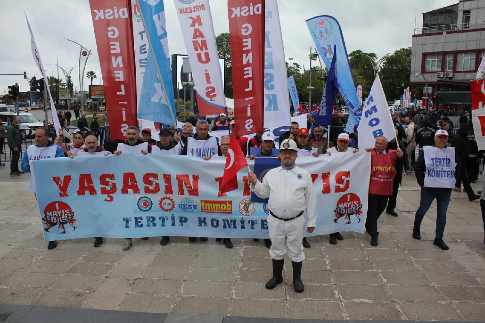 Samsun'da 1 Mayıs coşkusu