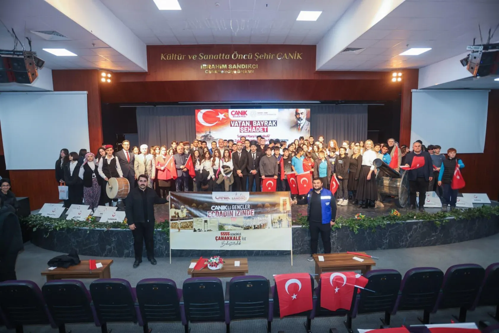 Canik'te Gençler Ödüllerine Kavuştu