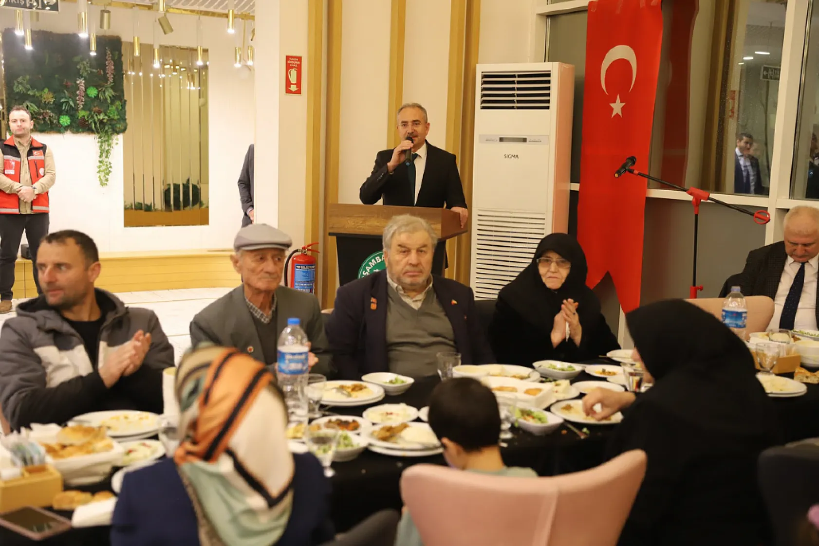 Çarşamba'da şehit aileleri ve gaziler iftarda buluştu