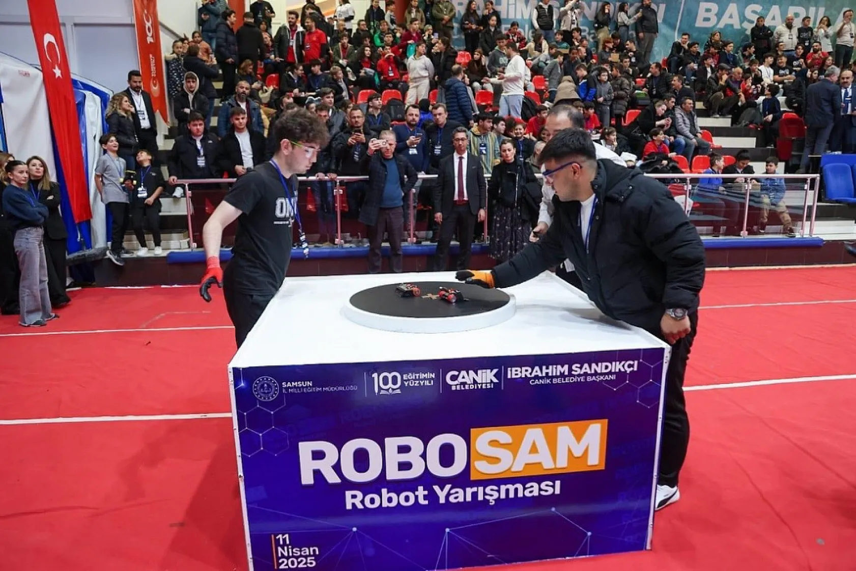 Canik'te robot heyecanı: Gençler projelerini ilk kez sahneye çıkaracak